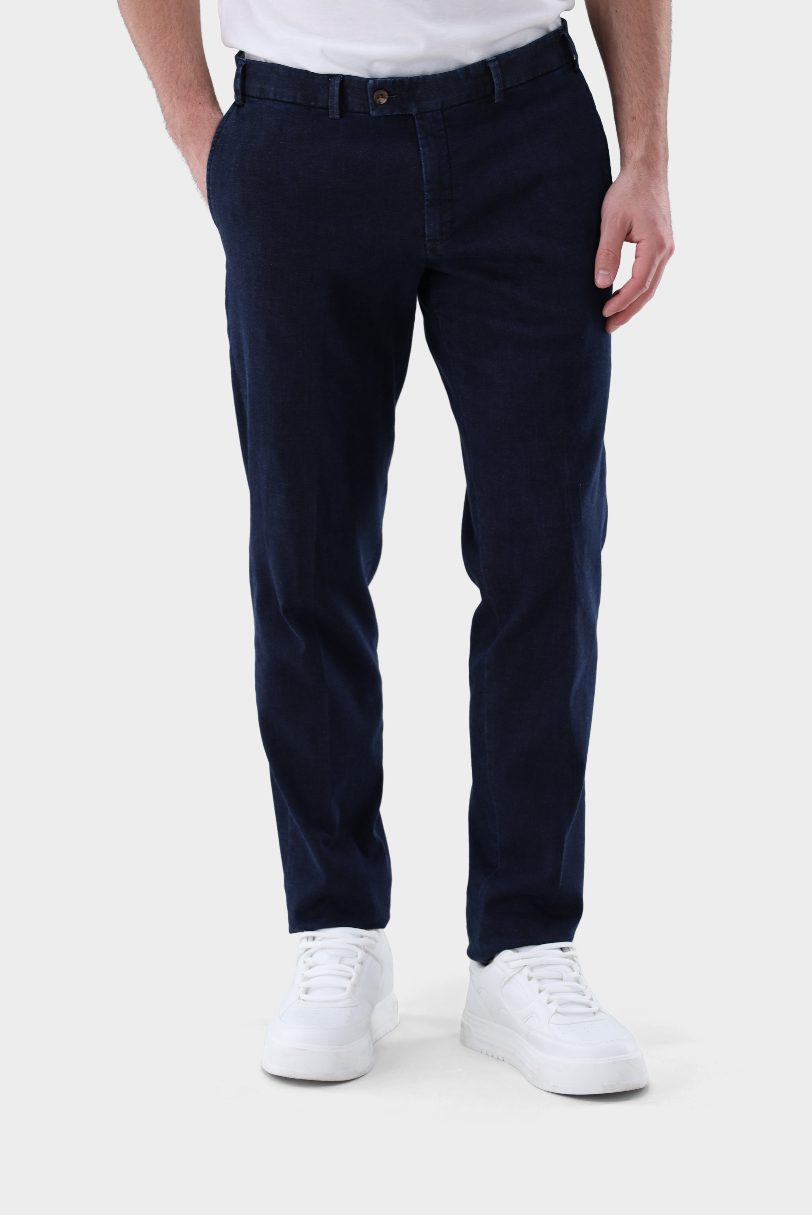 Chino | mit Denim Optik Slim Fit