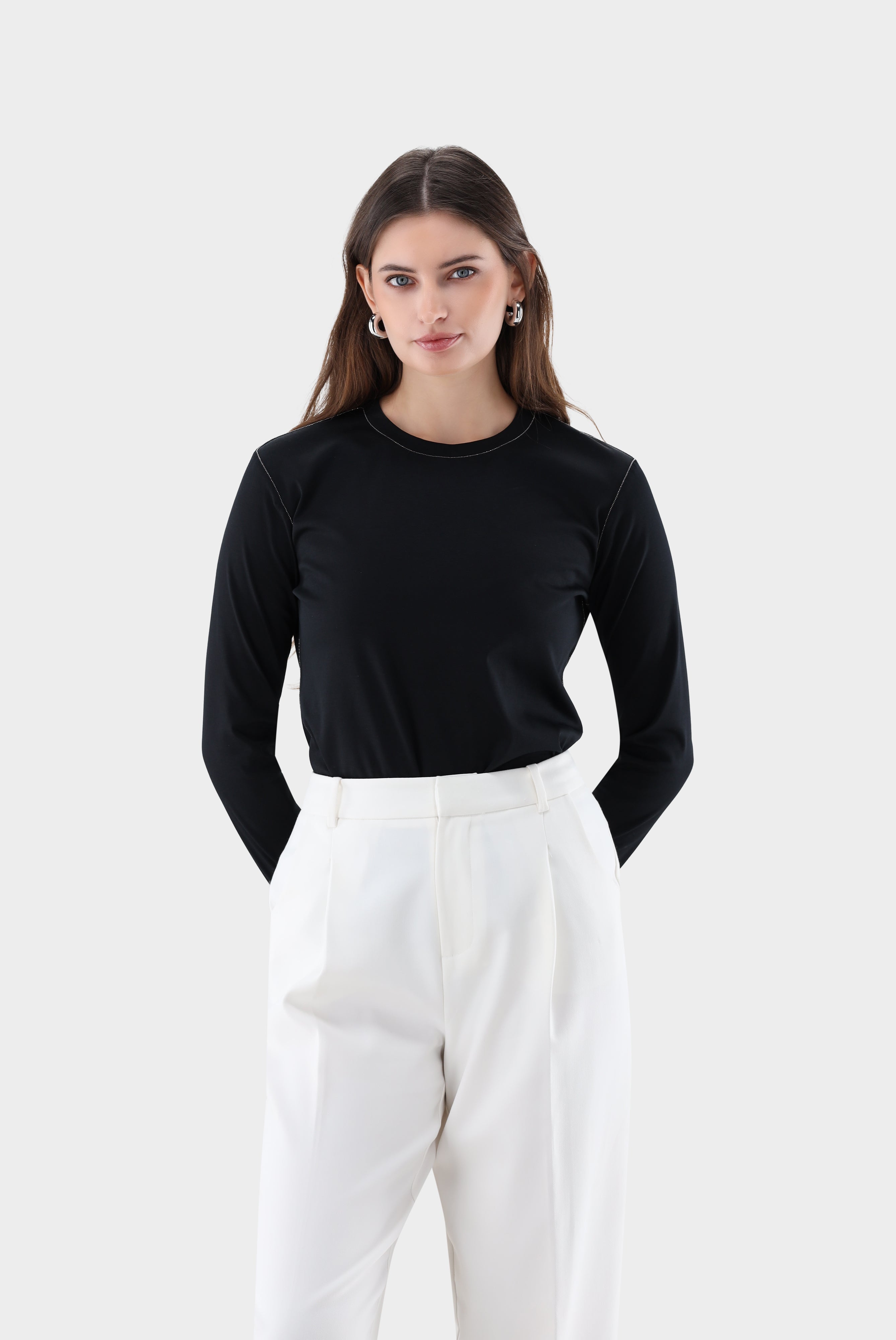 Langarm T-Shirt | aus Swiss Cotton Jersey