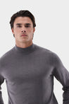 Van Laack-Stehkragenpullover | aus merzerisierter Merinowolle-Strick & Pullover-Black-Deal-Outlet-by-ARCHIVIST