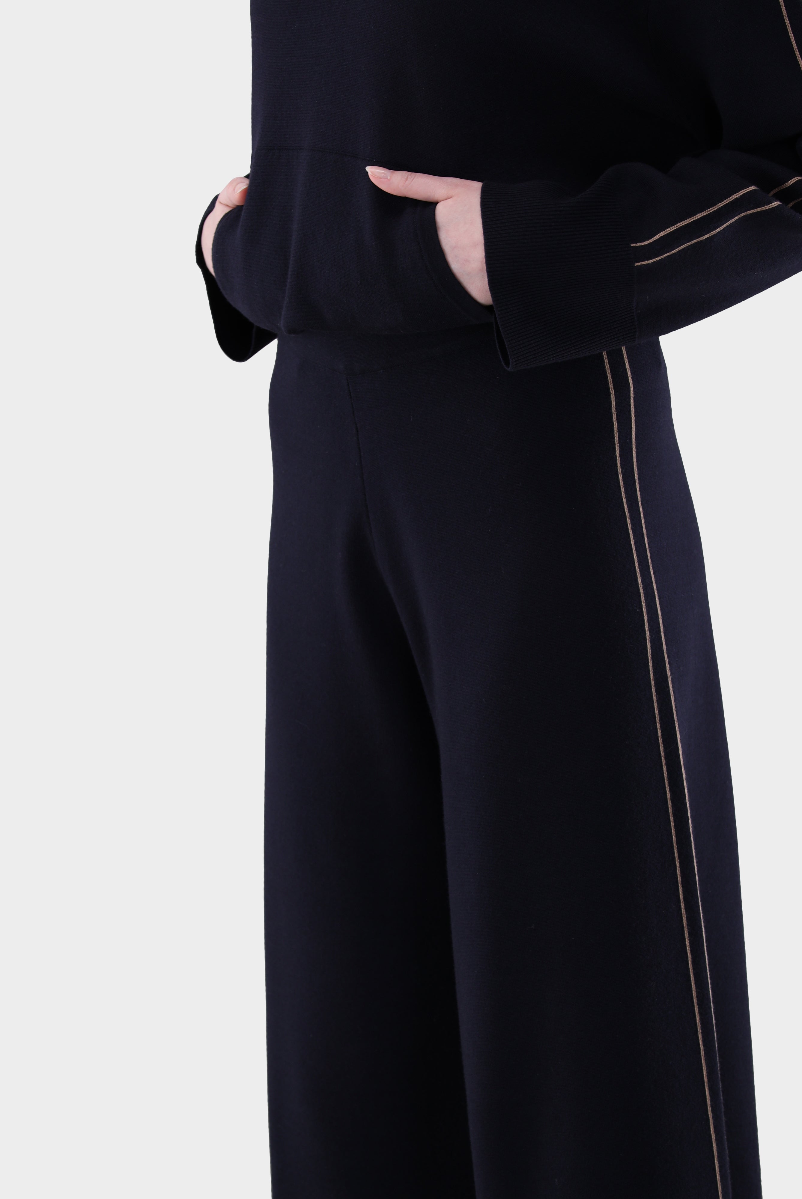Strickhose | mit weitem Bein und Detail-UNDEFINIERT-Van Laack-OUTLET-ARCHIVIST-ARCHIVE-SALE