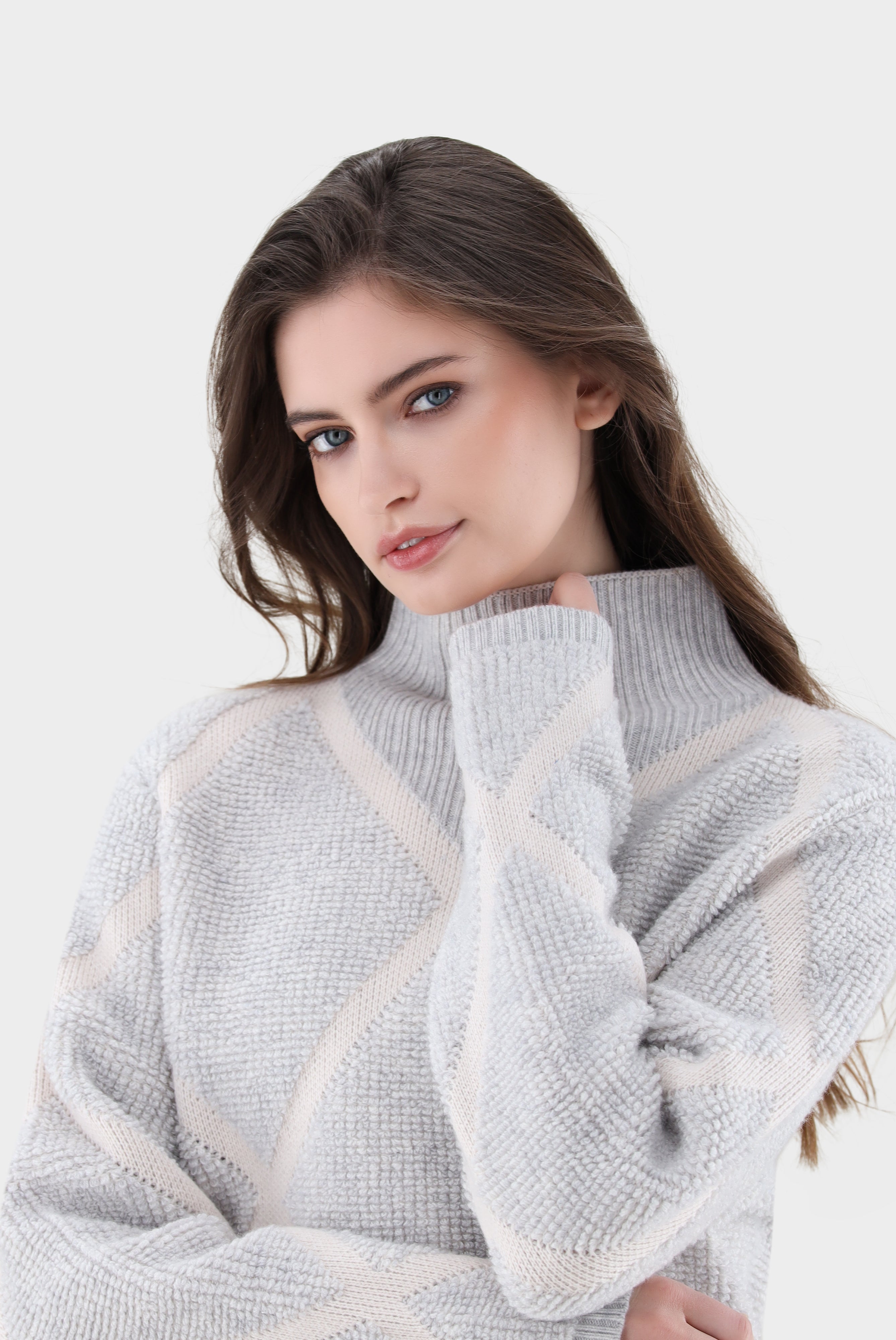 Rollkragenpullover | mit 3D-Jacquard-Strick & Pullover-Van Laack-OUTLET-ARCHIVIST-ARCHIVE-SALE