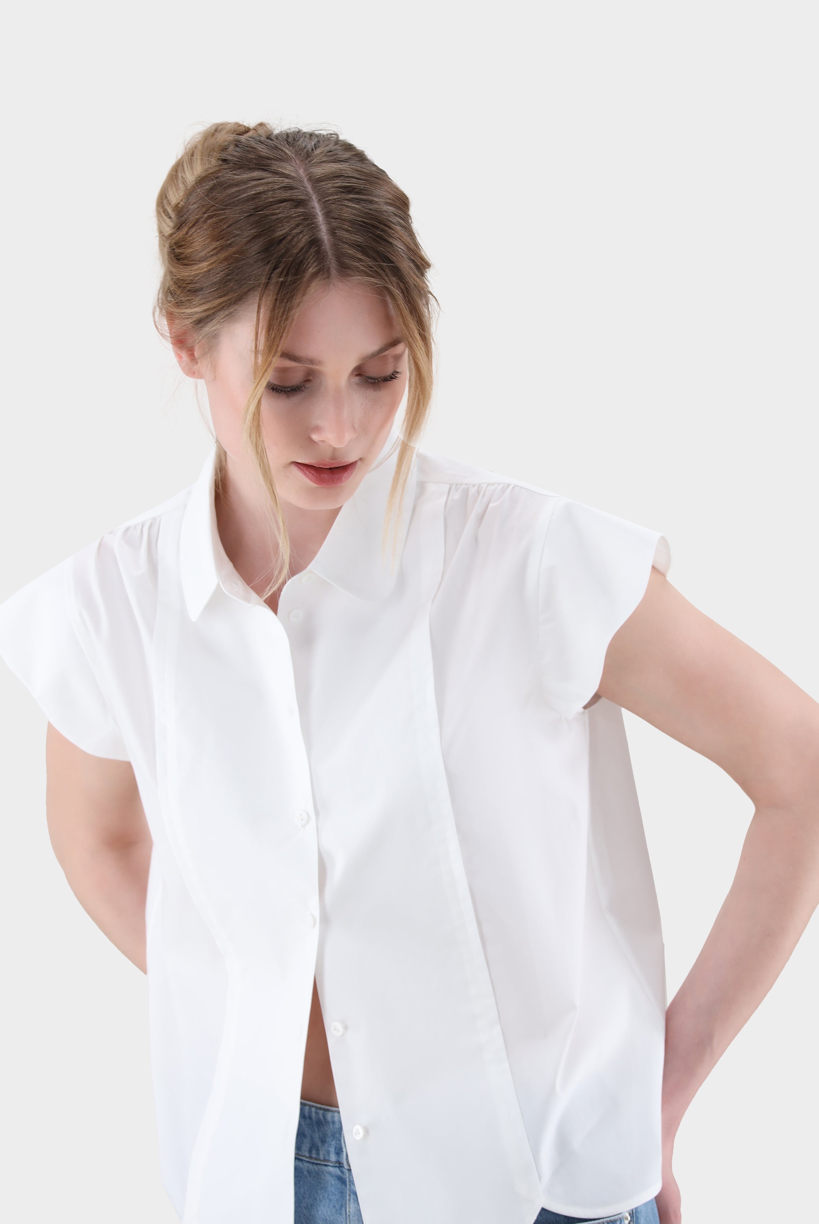 Bluse | cropped und ärmellos