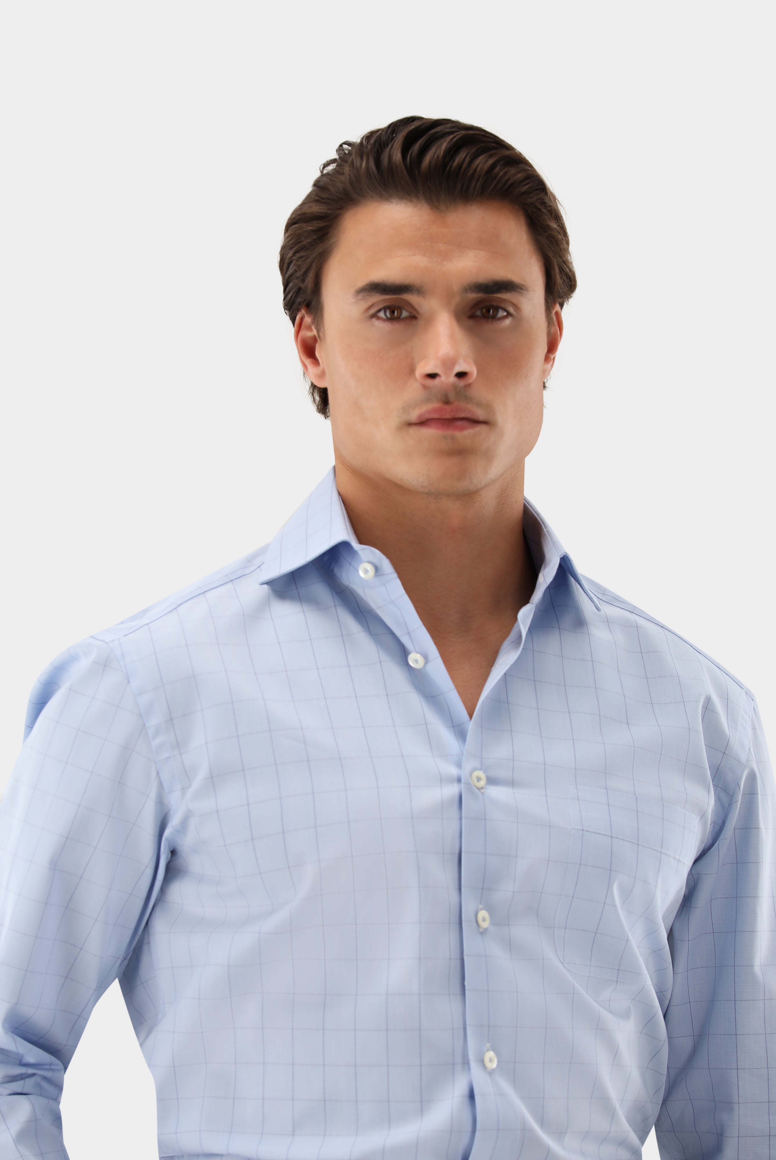 Businesshemd | kariert Comfort Fit-Hemden & Blusen-Van Laack-OUTLET-ARCHIVIST-ARCHIVE-SALE