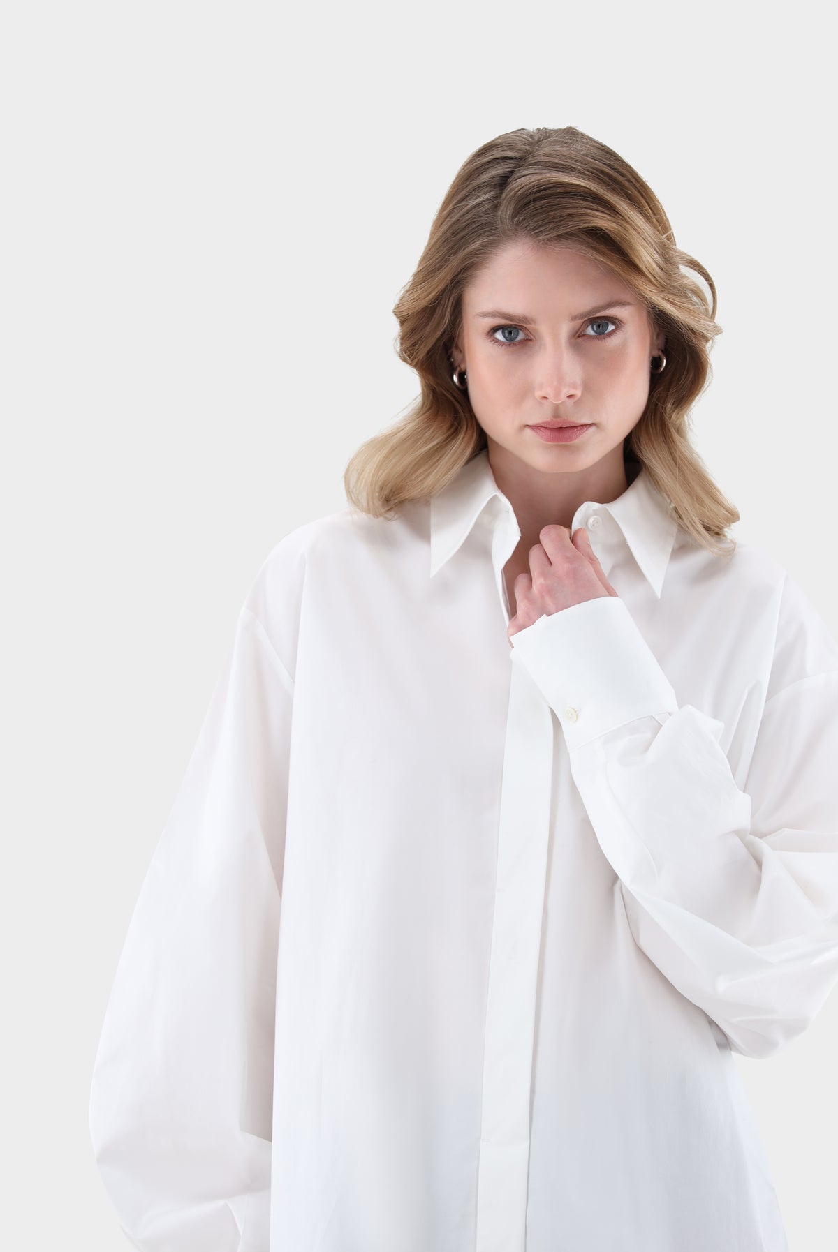 Van Laack Hemdbluse | mit voluminösen Ärmeln und lockerer Passform, Hemden & Blusen