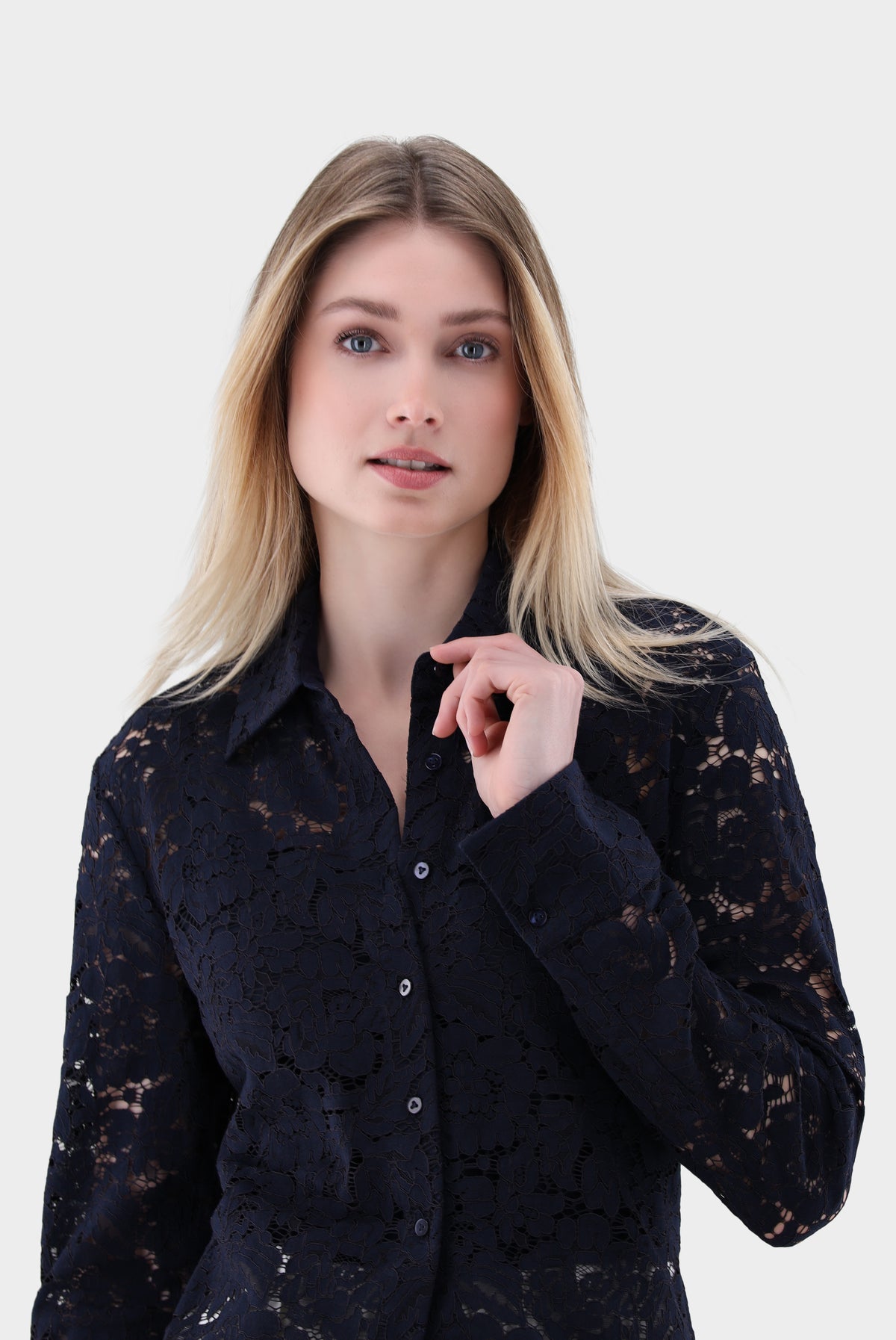 Hemdbluse | mit Spitze-Hemden & Blusen-Van Laack-OUTLET-ARCHIVIST-ARCHIVE-SALE