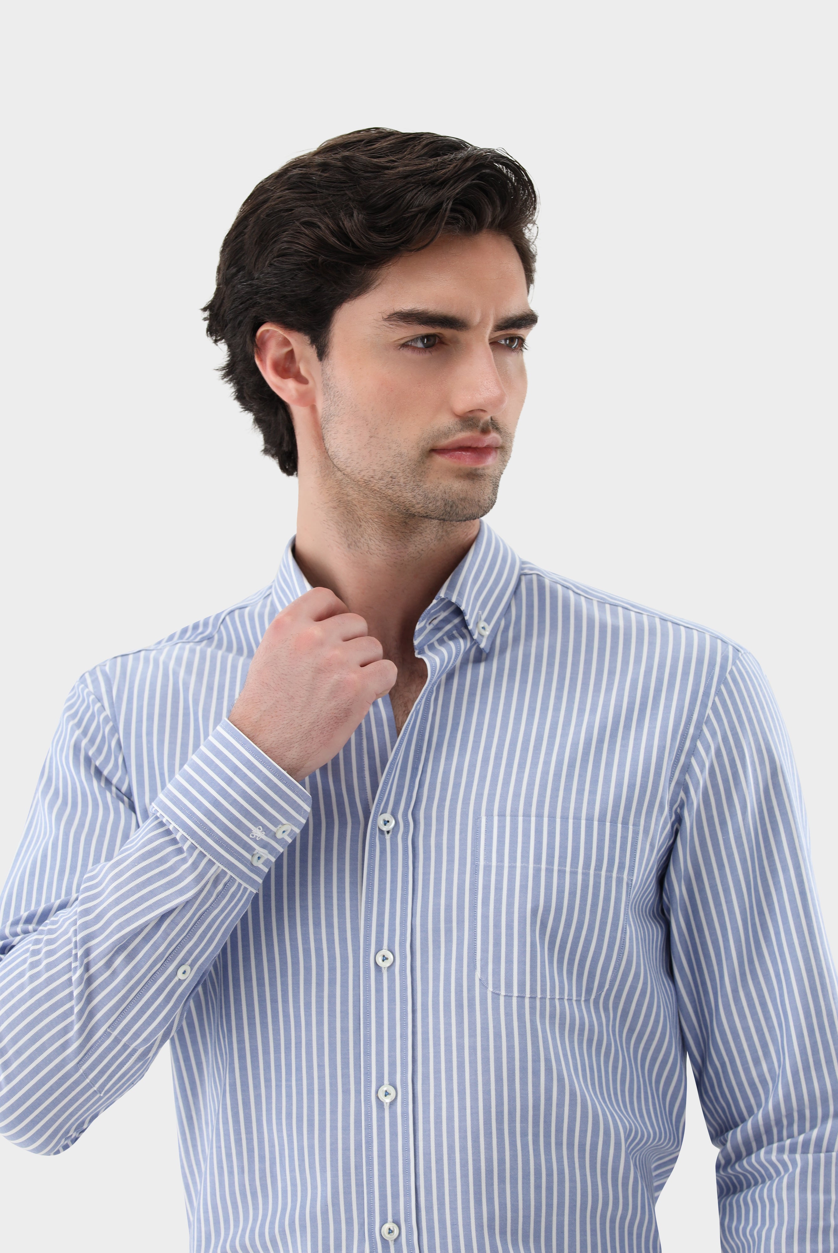 Oxfordhemd | mit Streifen Comfort Fit