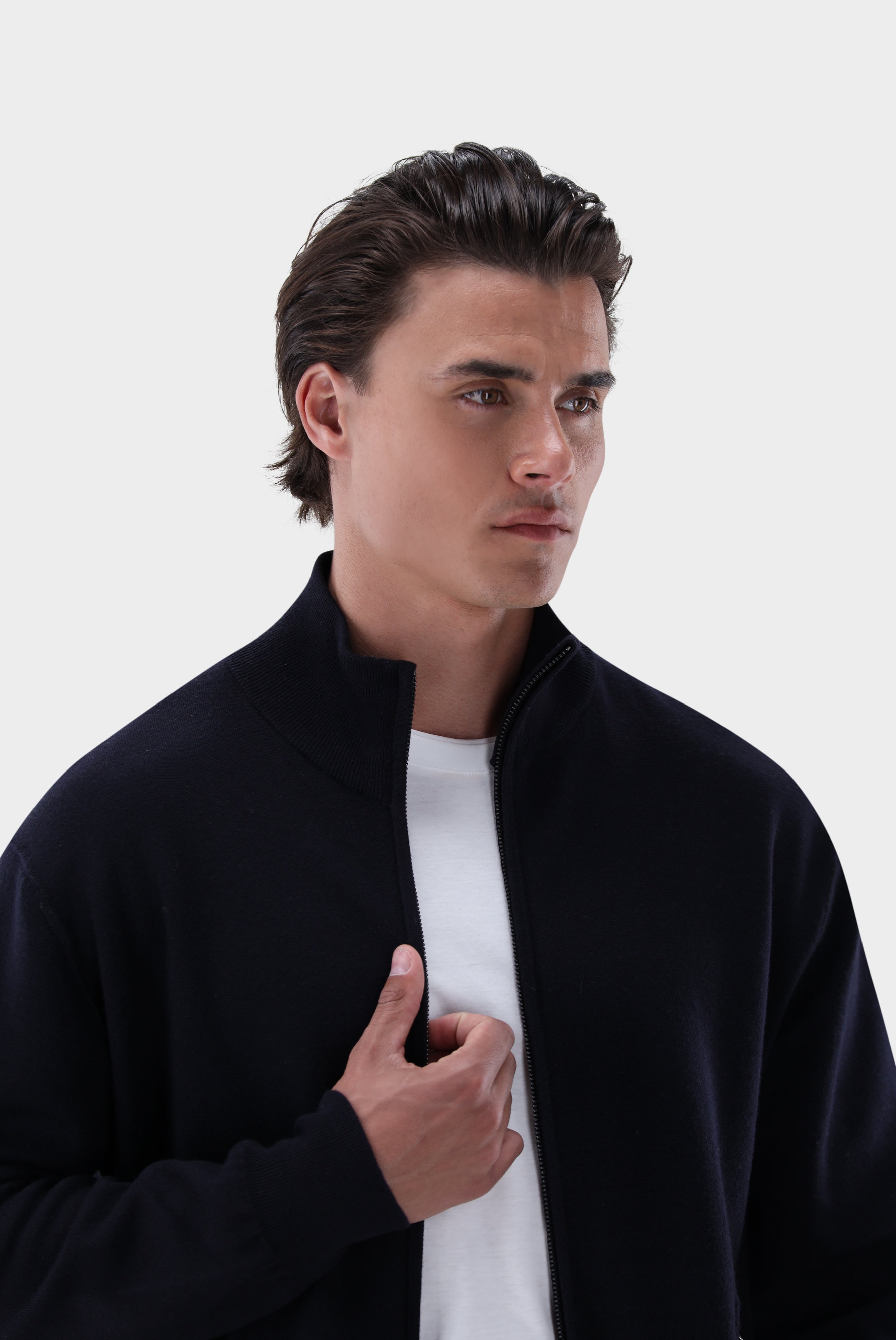 Strickjacke | mit Seide
