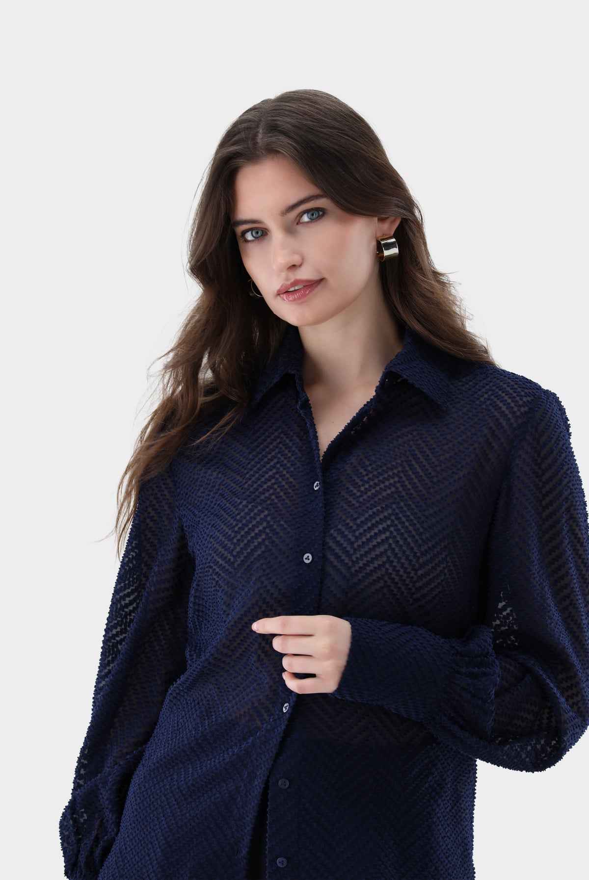 Hemdluse | mit Jacquard-Fischgrat