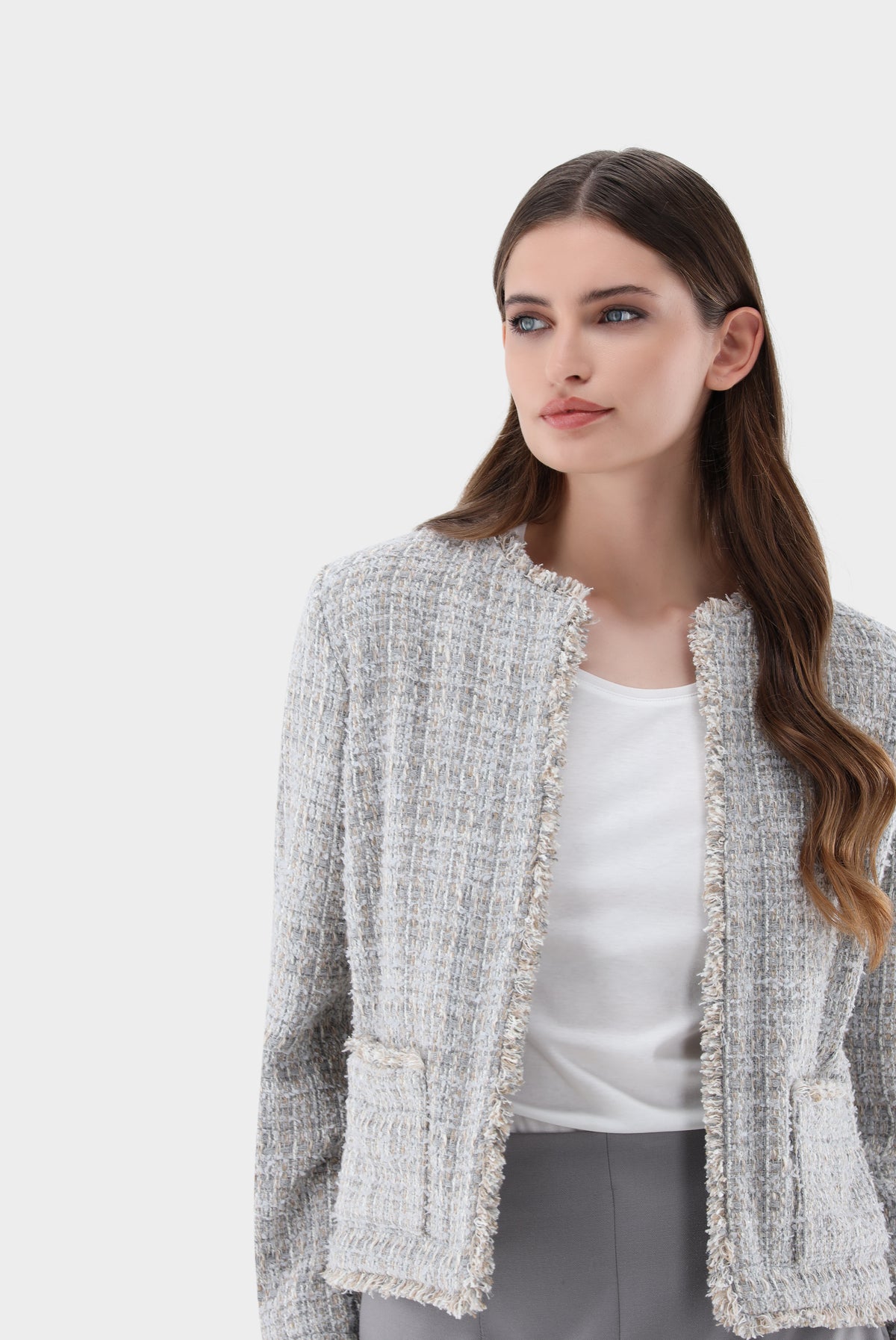 Van Laack-Tweedjacke | mit gefransten Kanten-Jacken & Mäntel-Black-Deal-Outlet-by-ARCHIVIST