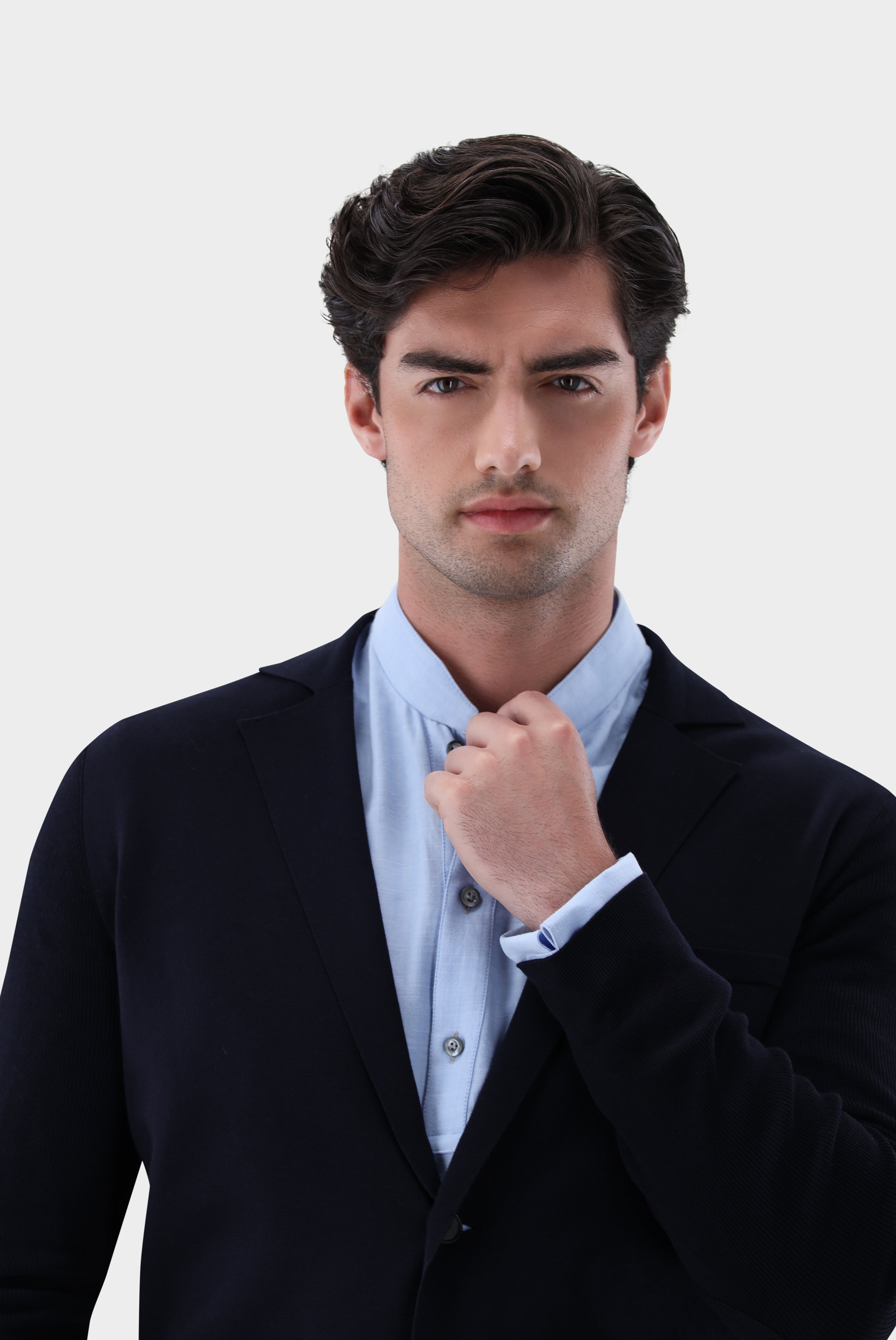 Strick-Blazer | aus Air Cotton-Jacken & Mäntel-Van Laack-OUTLET-ARCHIVIST-ARCHIVE-SALE