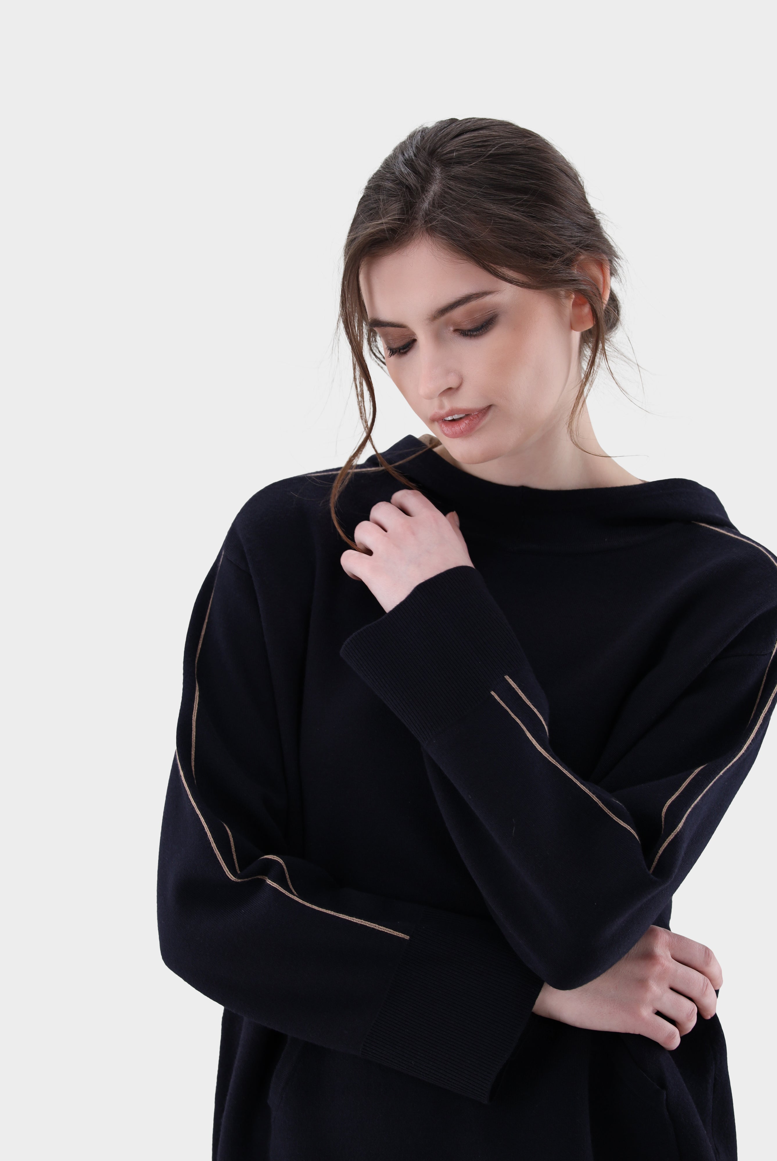 Kapuzenpullover | aus Doppelstrick