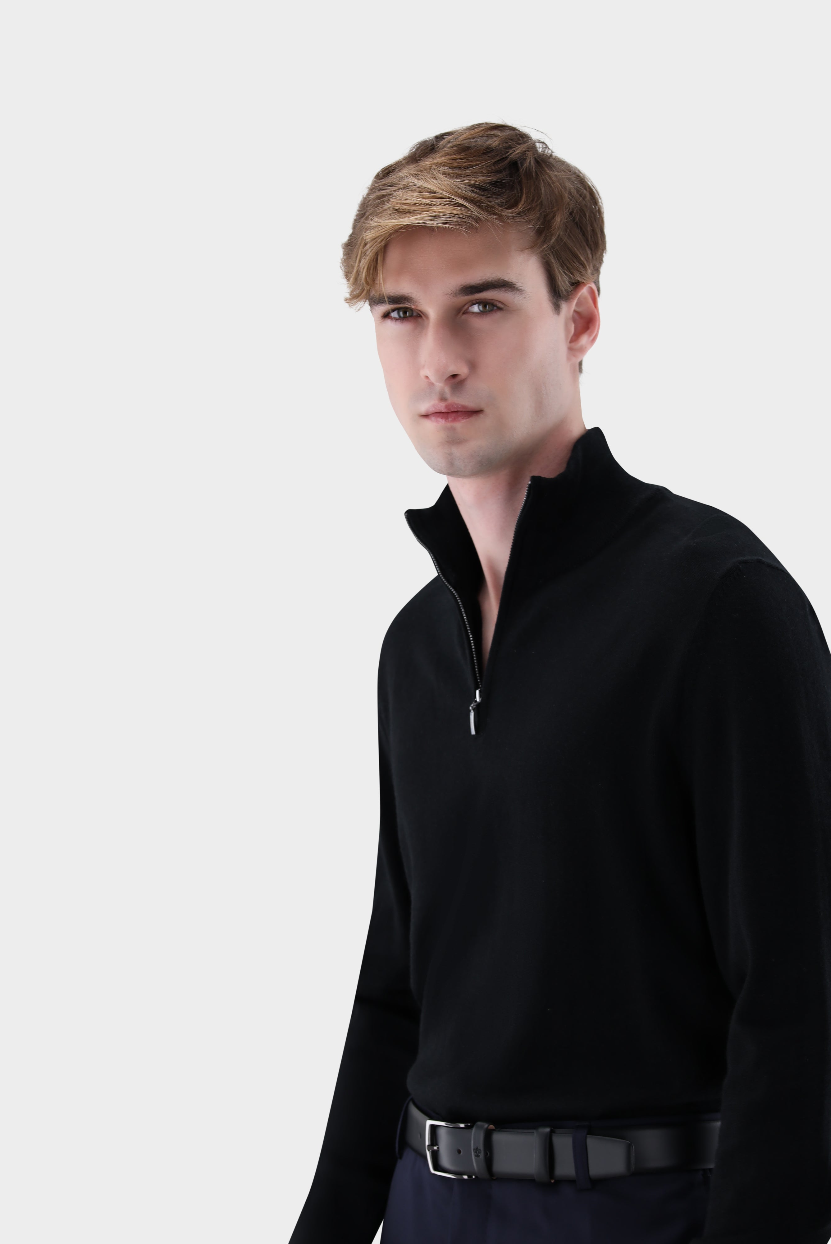Troyer | aus merzerisierter Merinowolle mit Farbdetail-Strick & Pullover-Van Laack-OUTLET-ARCHIVIST-ARCHIVE-SALE