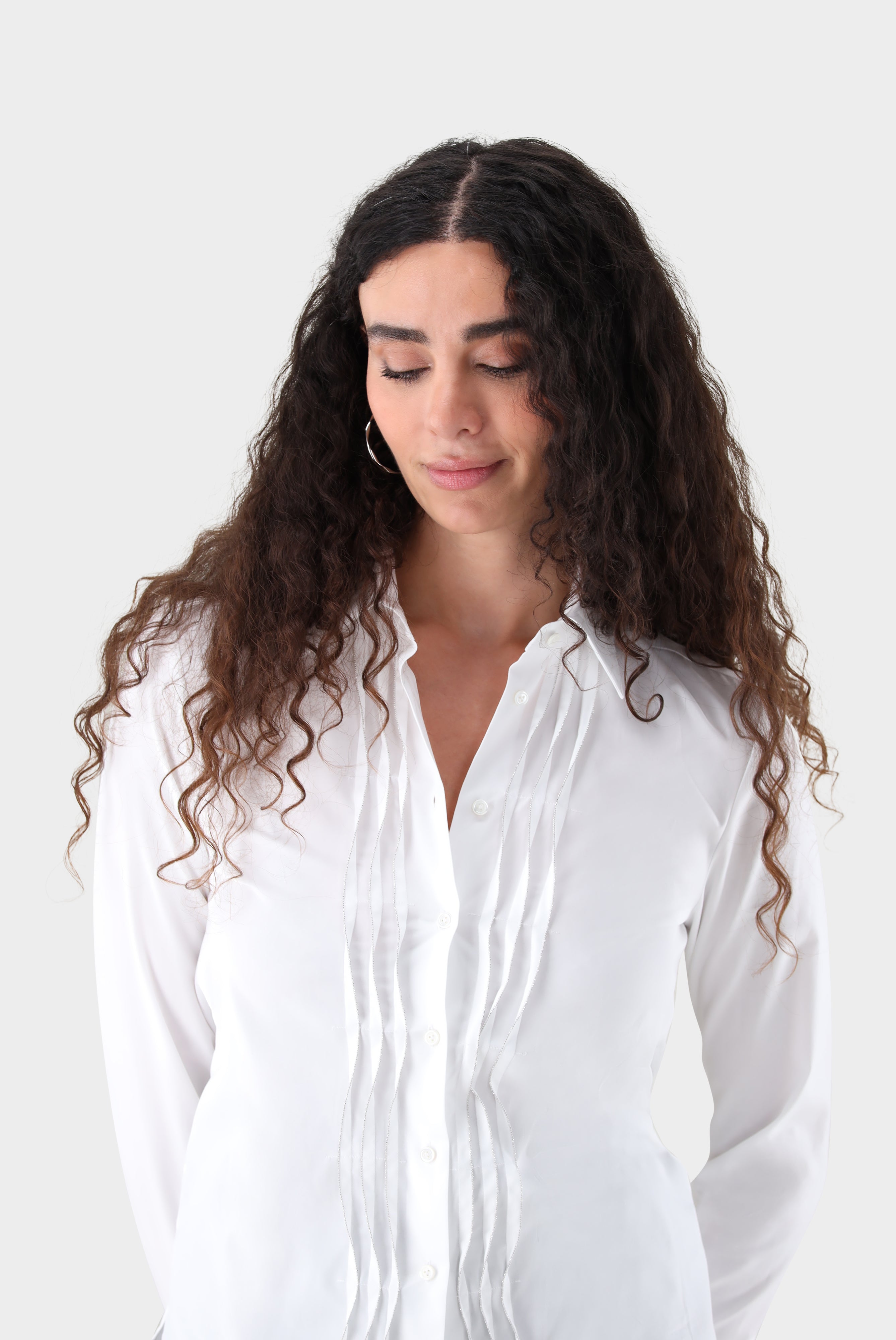 Hemdbluse mit Falten | aus Popeline-Hemden & Blusen-Van Laack-OUTLET-ARCHIVIST-ARCHIVE-SALE