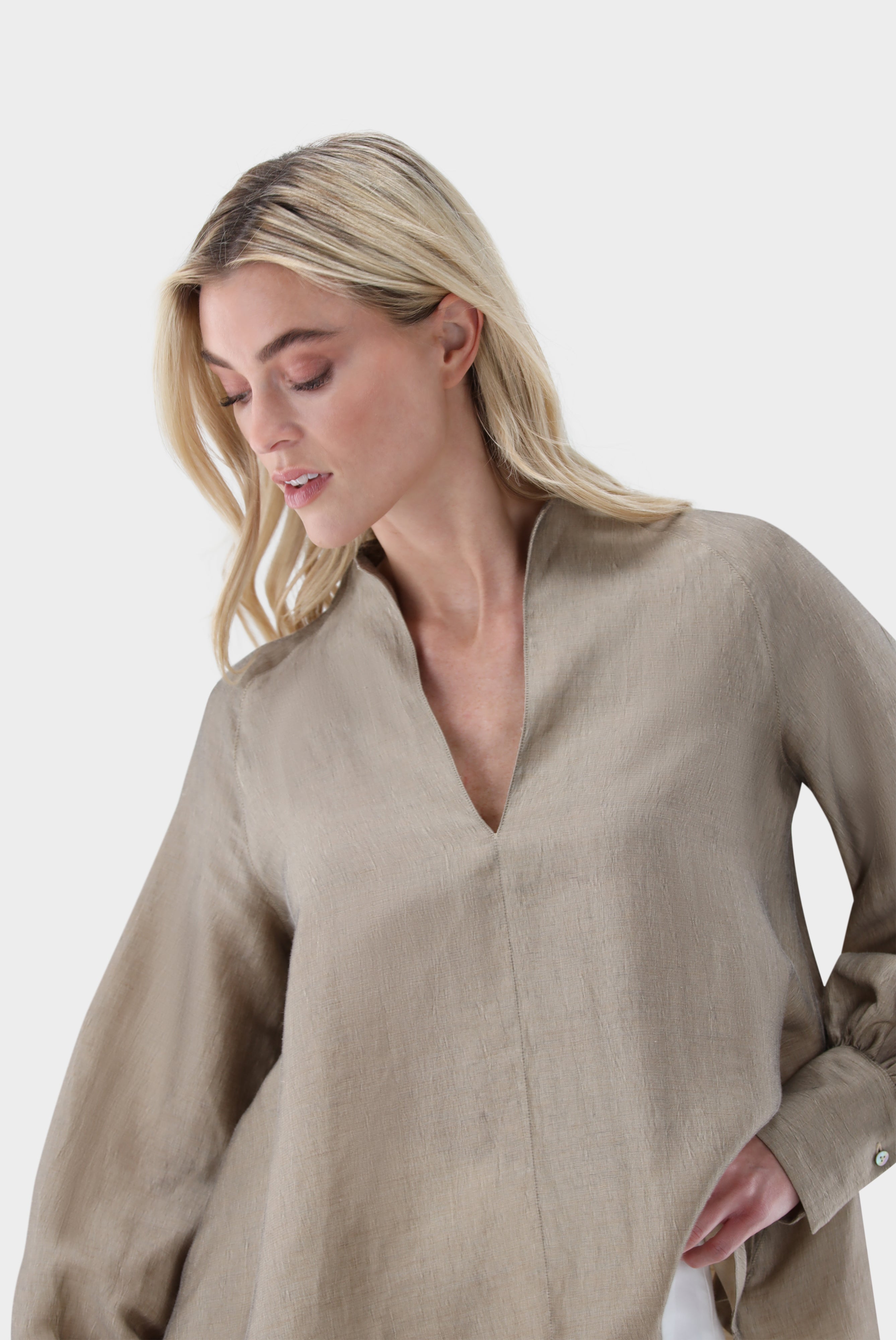Kelchkragenbluse | mit A-Linie