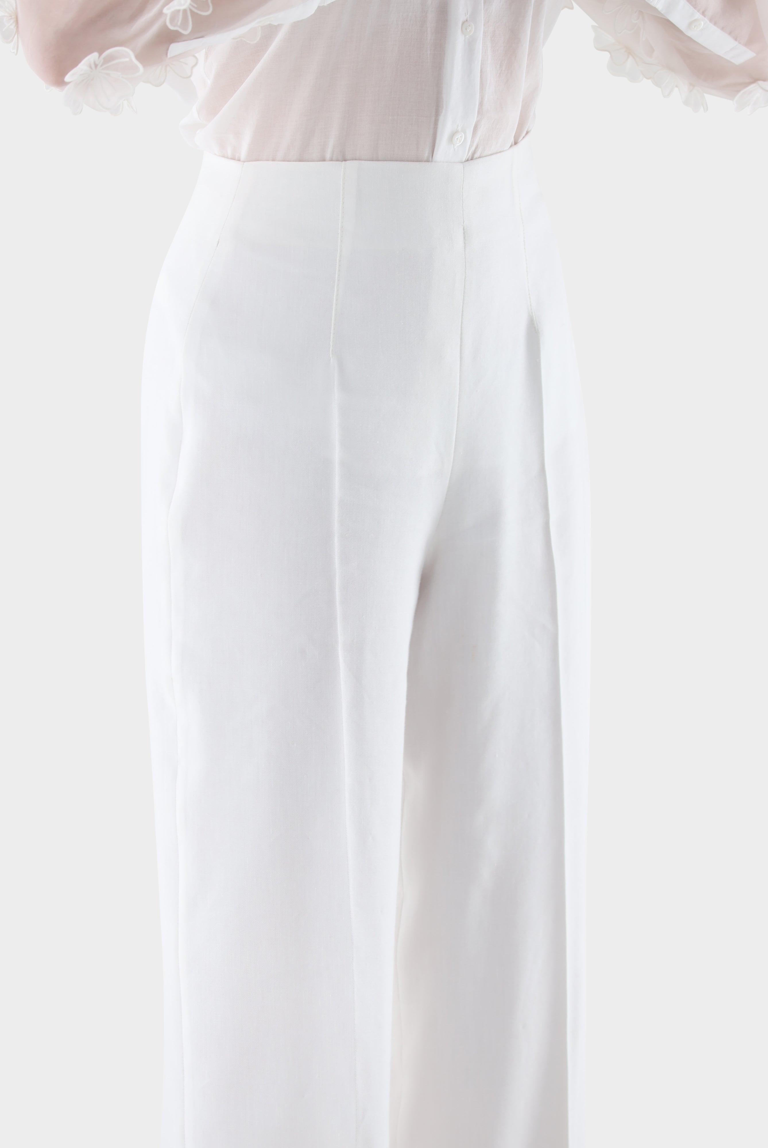 Weite Hose | mit Leinen und Viskose-Hosen-Van Laack-OUTLET-ARCHIVIST-ARCHIVE-SALE