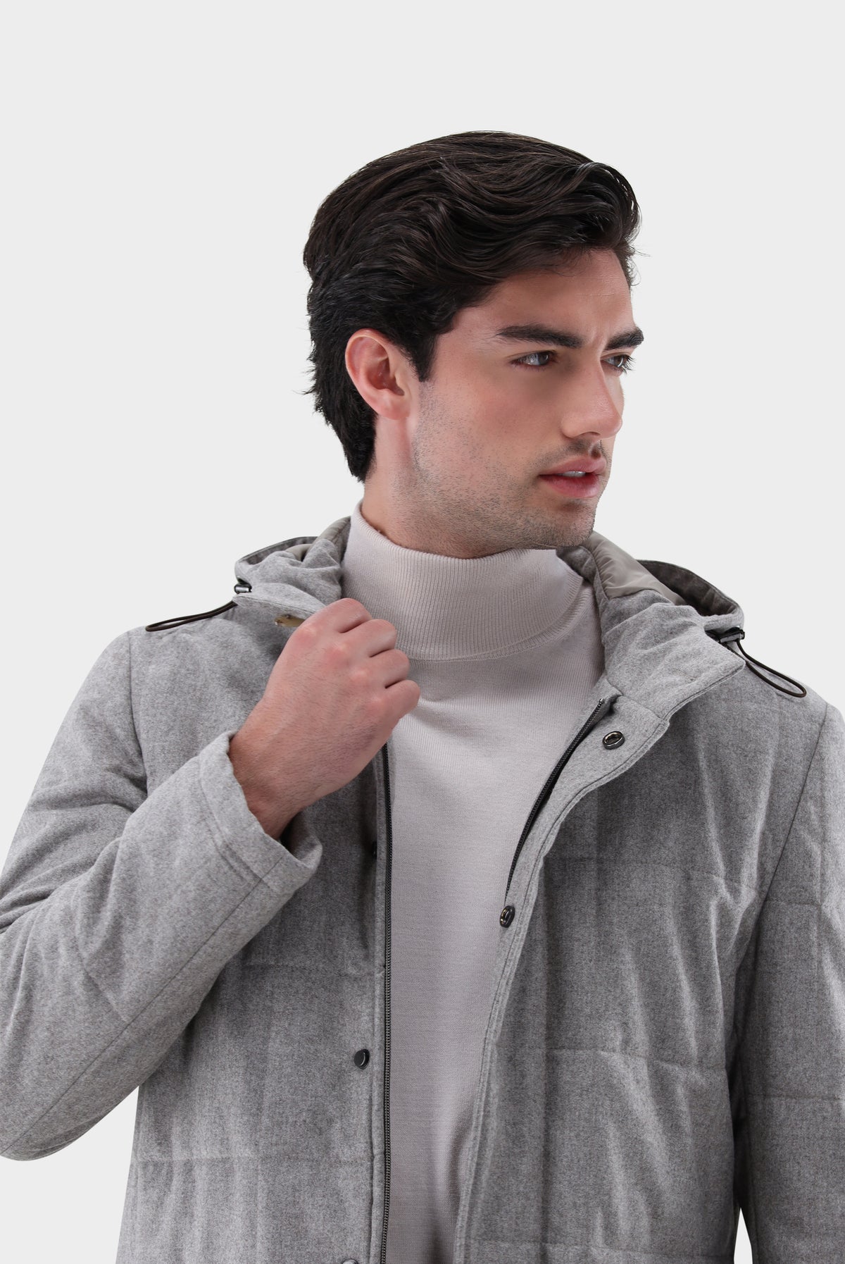 Parka | aus gestepptem Flanell-Jacken & Mäntel-Van Laack-OUTLET-ARCHIVIST-ARCHIVE-SALE