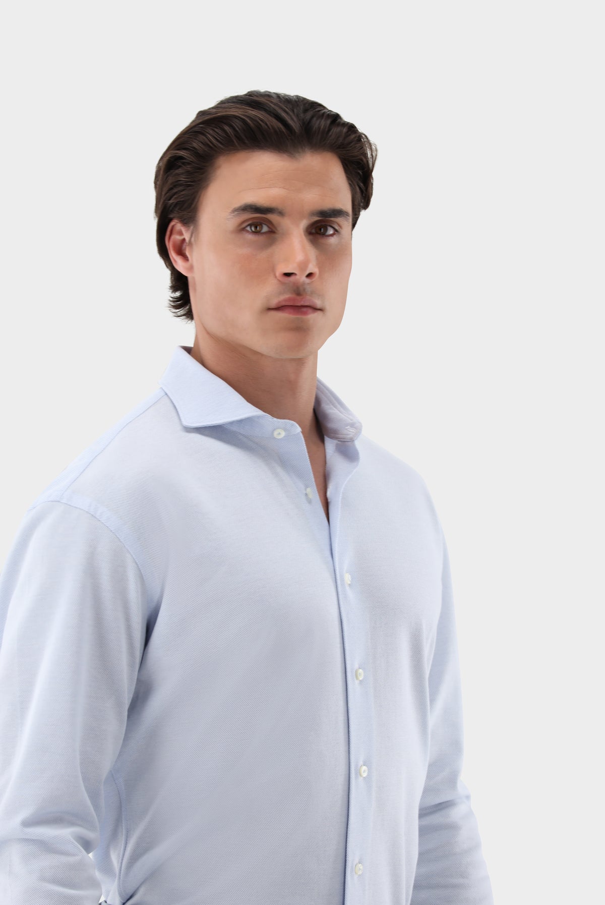 Van Laack-Jerseyhemd | mit Piqué Struktur Tailor Fit-Hemden & Blusen-Black-Deal-Outlet-by-ARCHIVIST