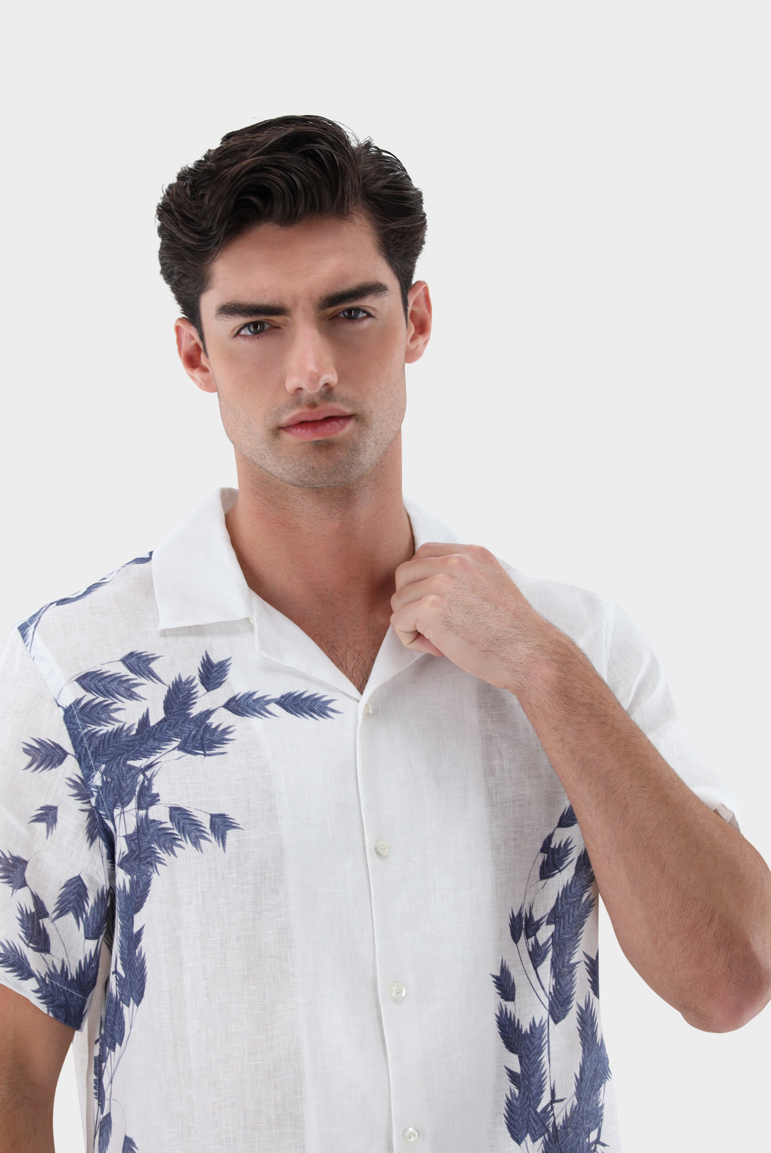 Van Laack-Kurzarmhemd | mit Reverskragen und Druck-Hemden & Blusen-Black-Deal-Outlet-by-ARCHIVIST