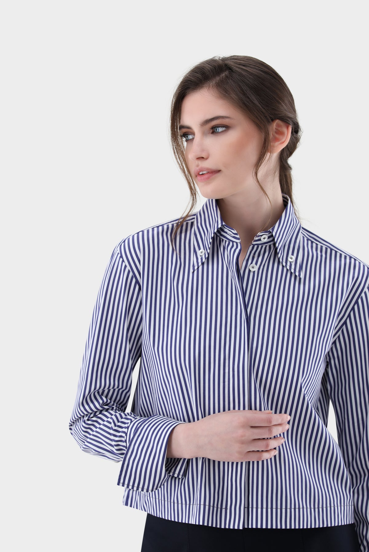 Hemdbluse | kurz geschnitten