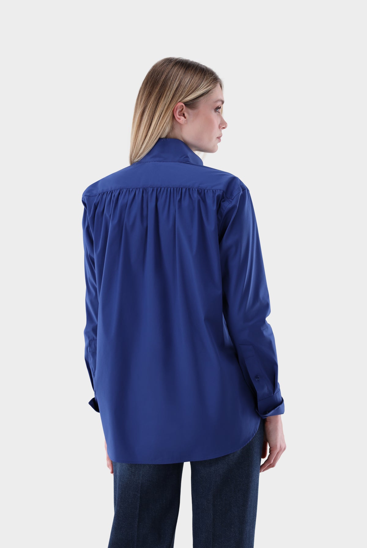 Stehkragenbluse | mit lockerer Passform-Hemden & Blusen-Van Laack-OUTLET-ARCHIVIST-ARCHIVE-SALE