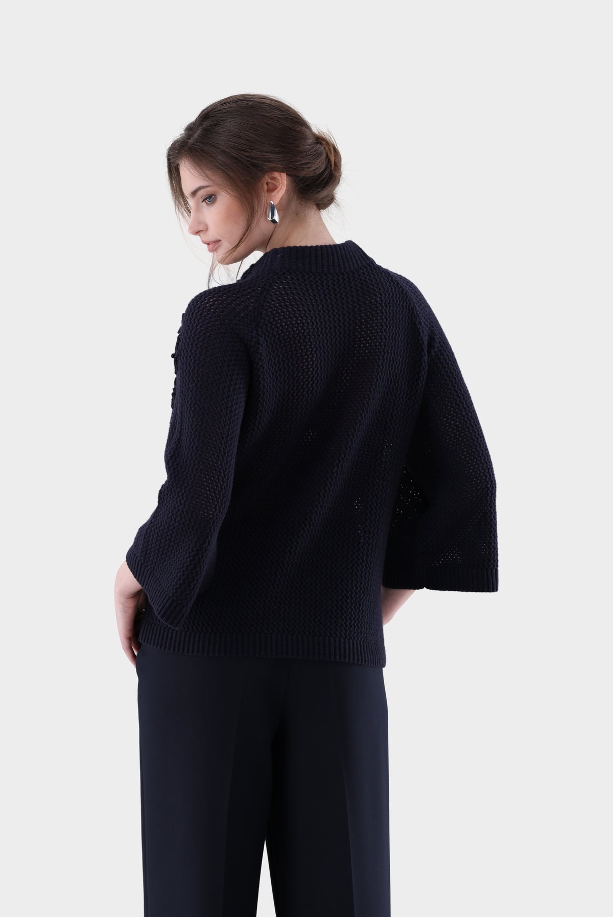 Pullover | mit 3D-Muster und Stehkragen-Strick & Pullover-Van Laack-OUTLET-ARCHIVIST-ARCHIVE-SALE