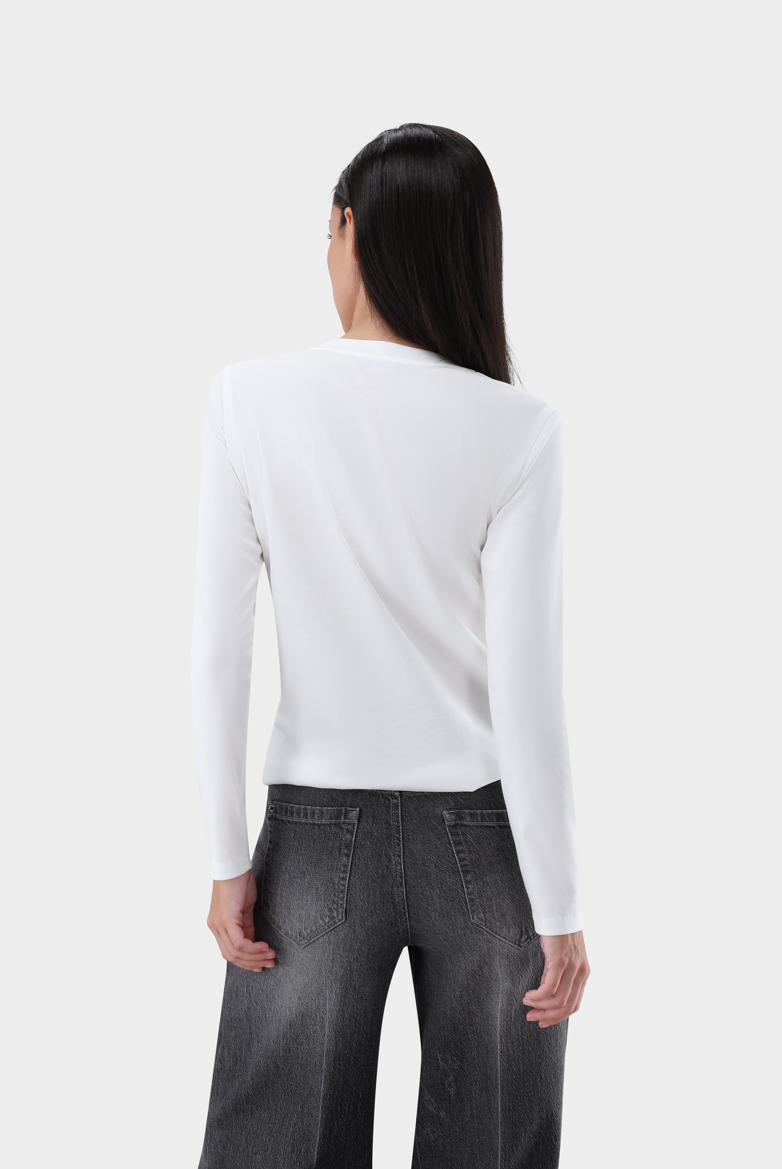 Langarm T-Shirt | aus Swiss Cotton Jersey