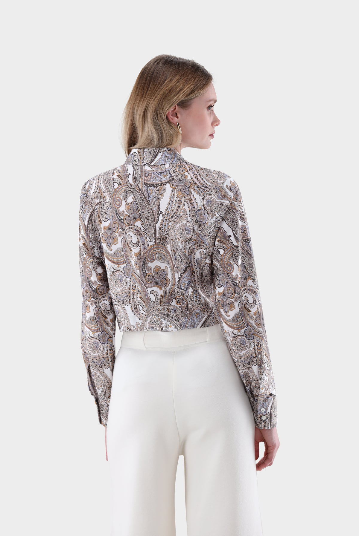 Van Laack Hemdbluse | tailliert mit Paisley Druck, Hemden & Blusen
