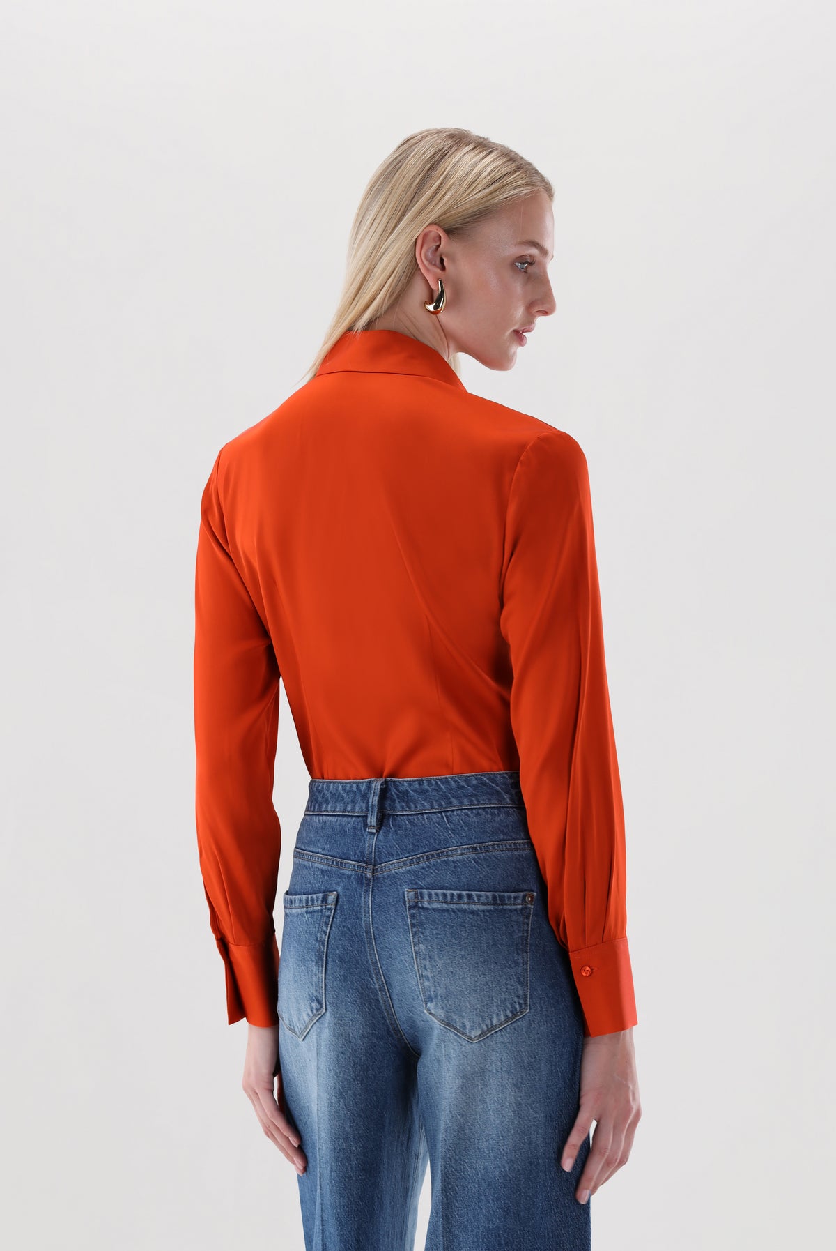 Hemdbluse | aus Seide mit Stretch