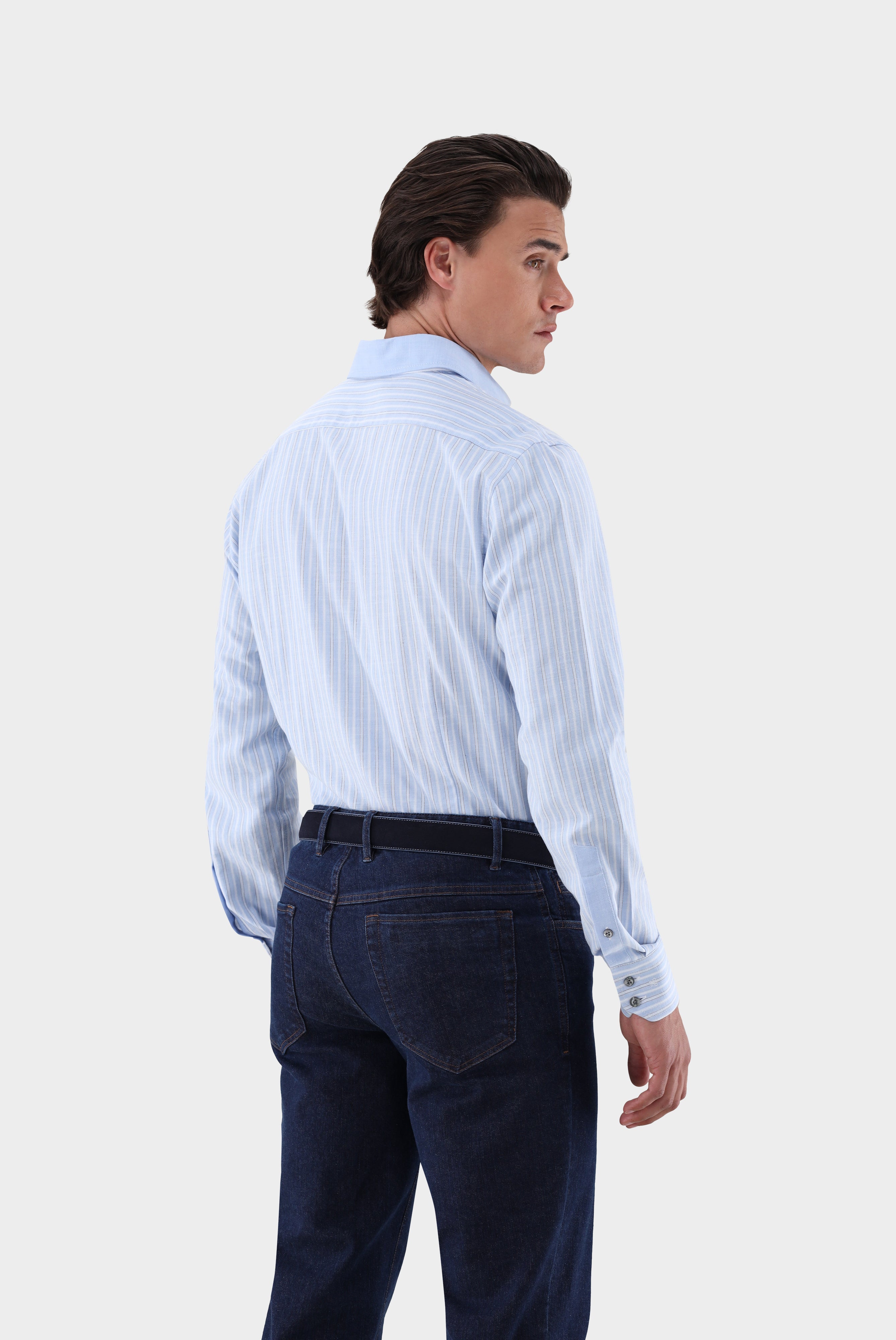 Hemd | mit Kontrasten gestreift Slim Fit