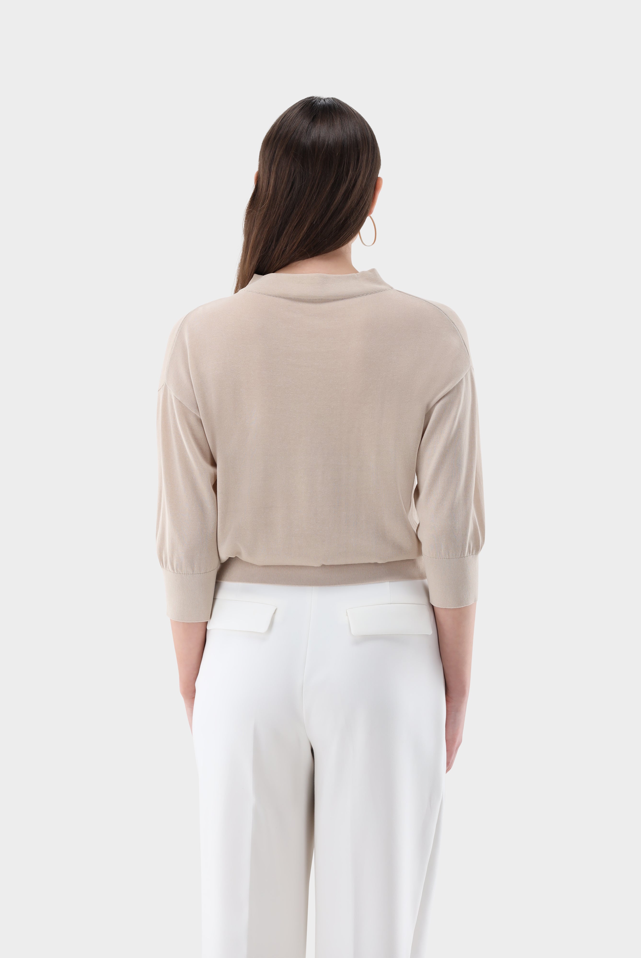 Pullover | mit Stehkragen