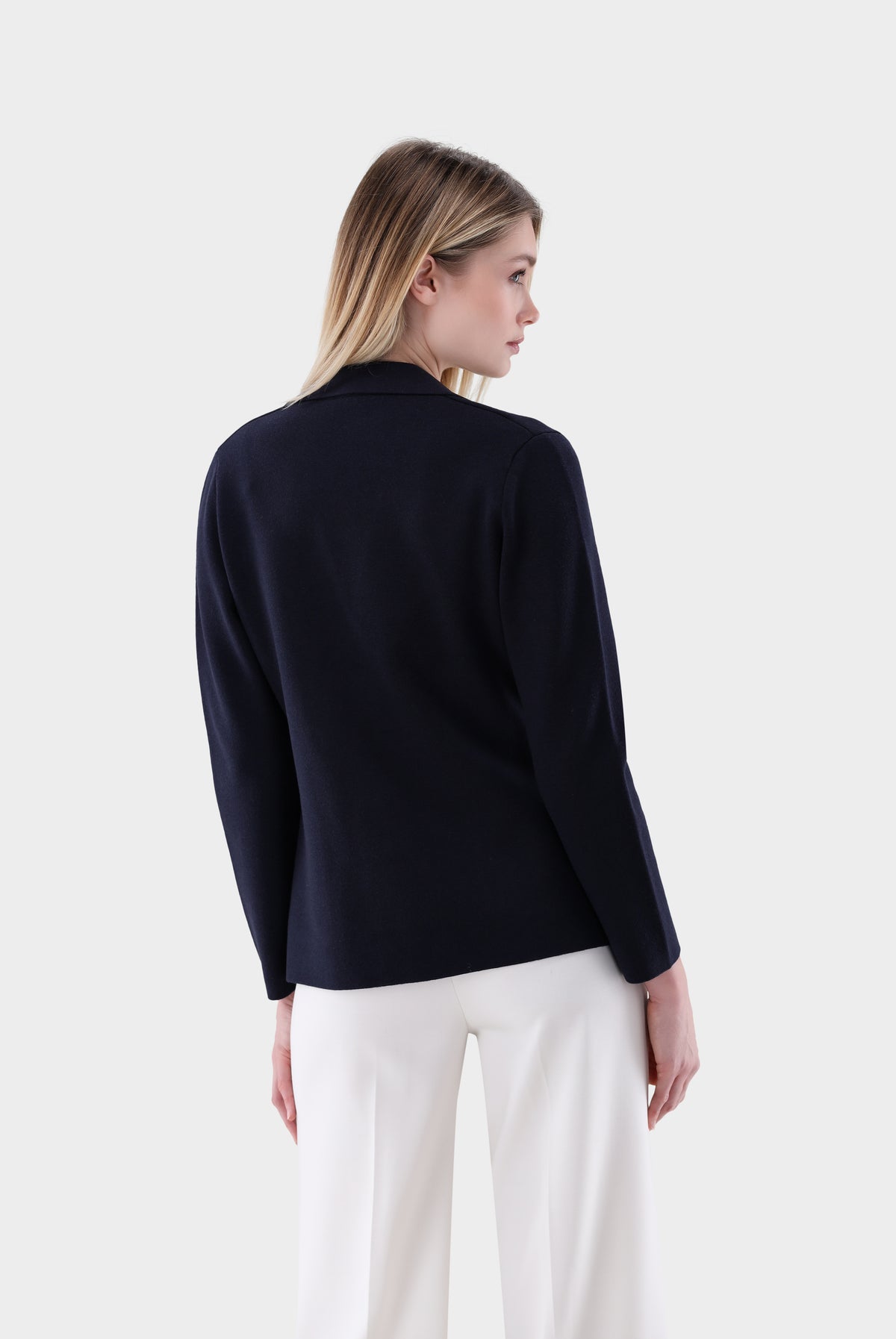 Blazer | zweifarbig gestrickt-Jacken & Mäntel-Van Laack-OUTLET-ARCHIVIST-ARCHIVE-SALE