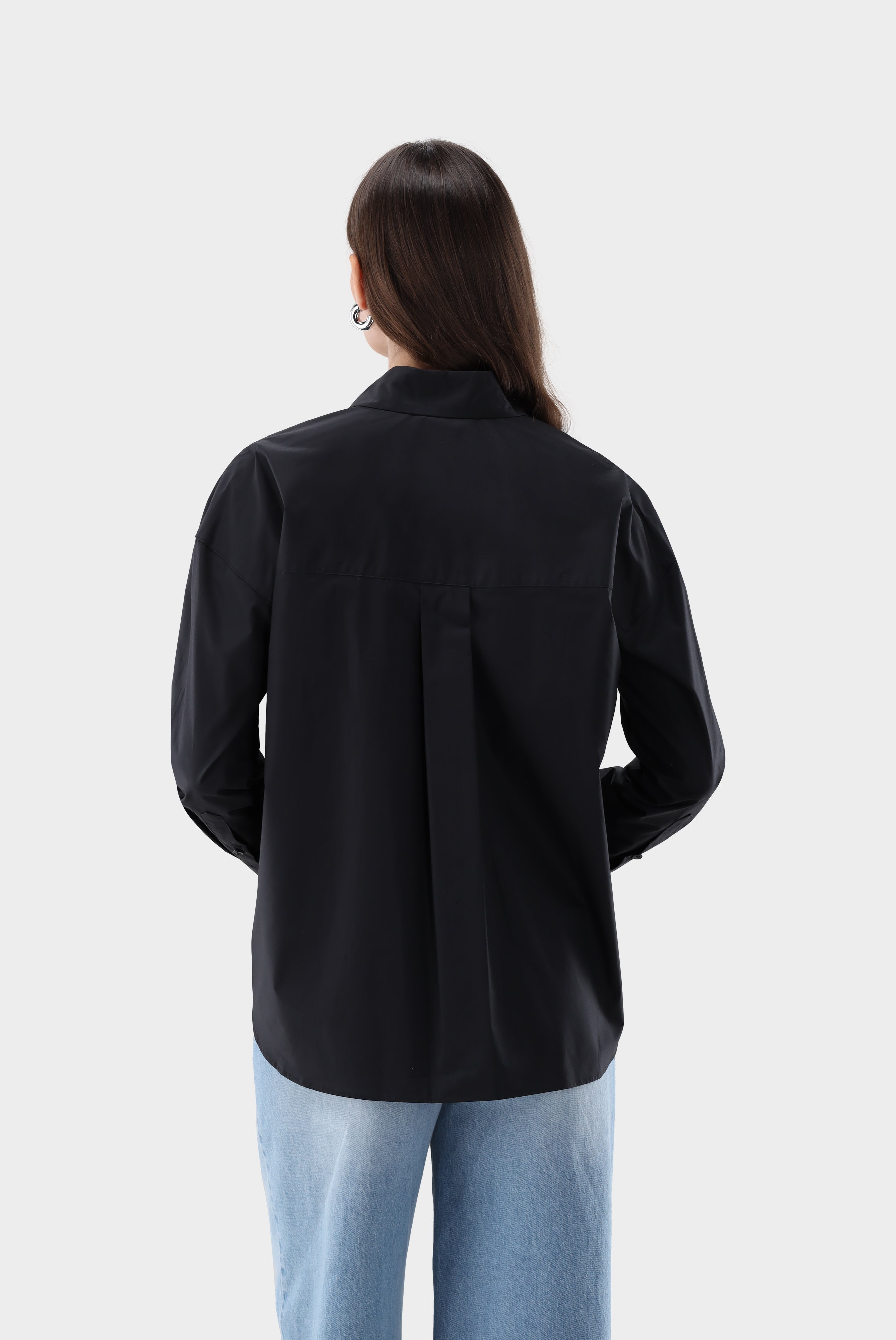 Hemdbluse | mit Herz-Tasche