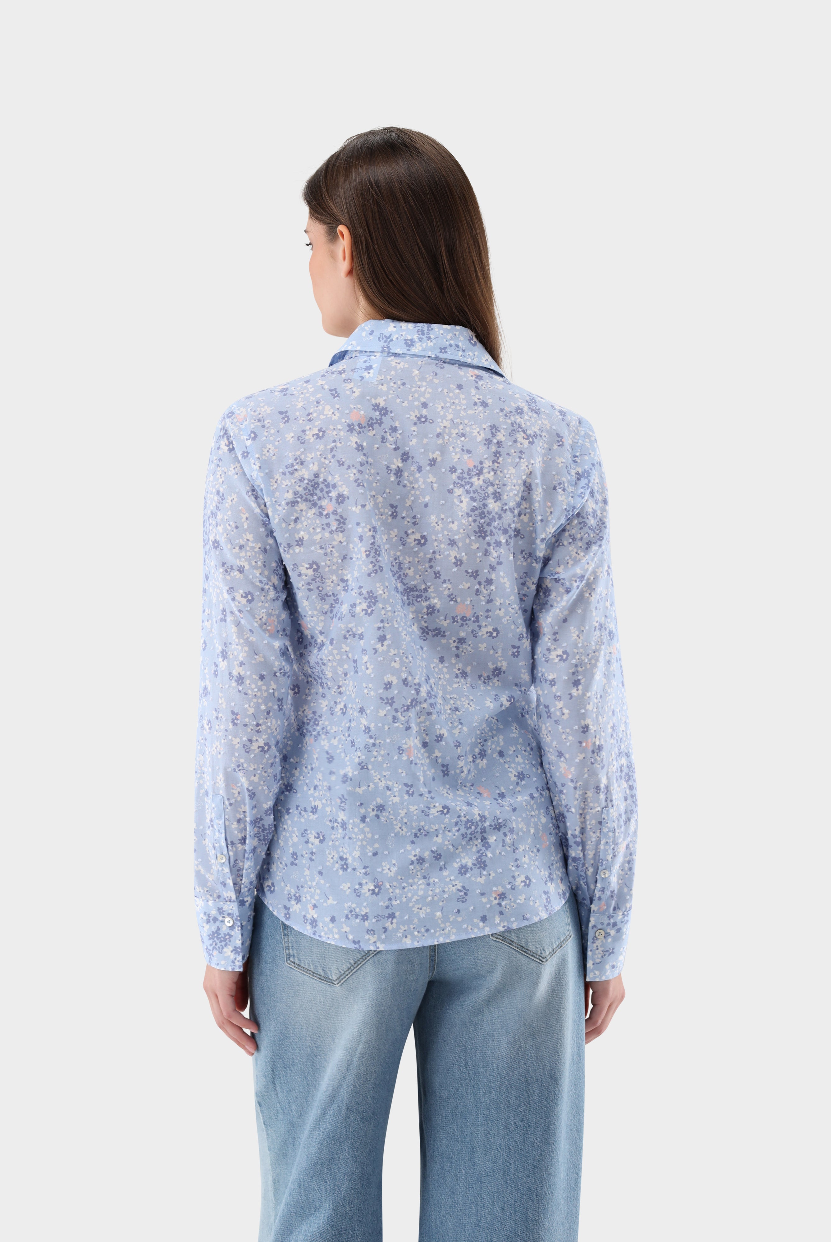 Hemdbluse | tailliert aus Baumwoll-Plumetis-Hemden & Blusen-Van Laack-OUTLET-ARCHIVIST-ARCHIVE-SALE