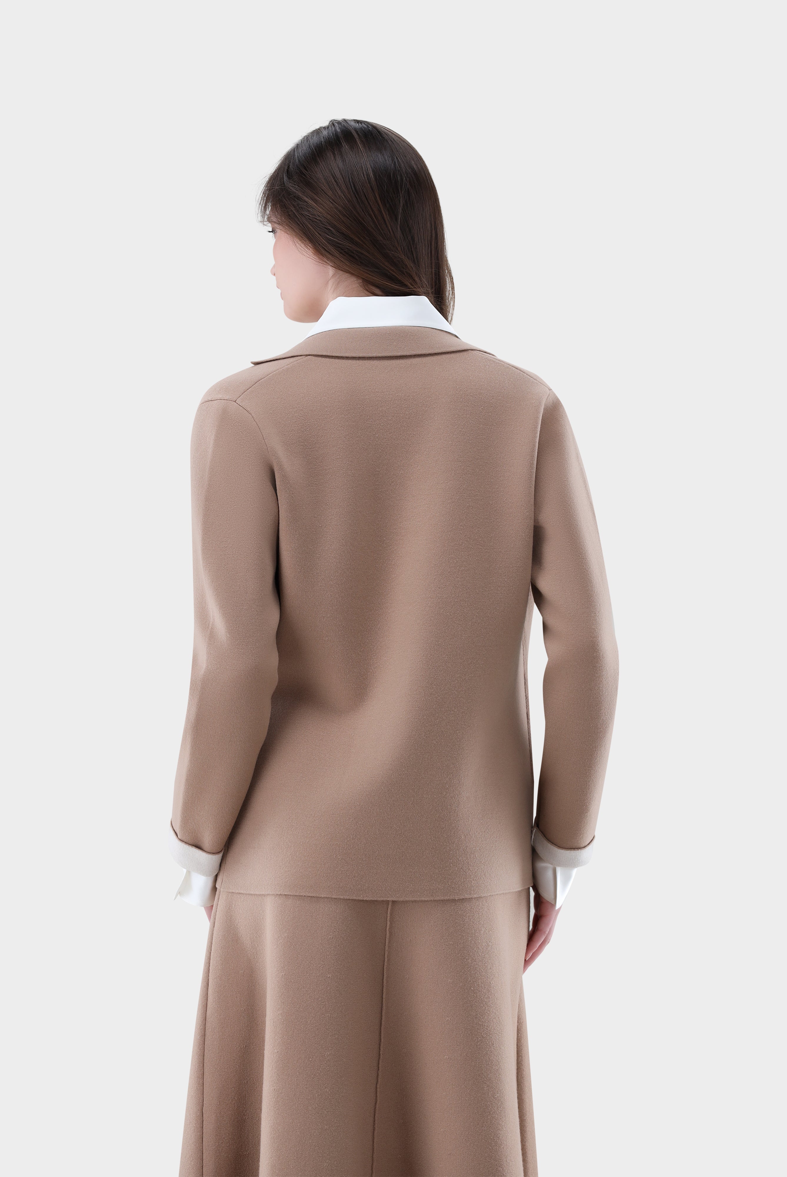 Blazer | zweifarbig gestrickt