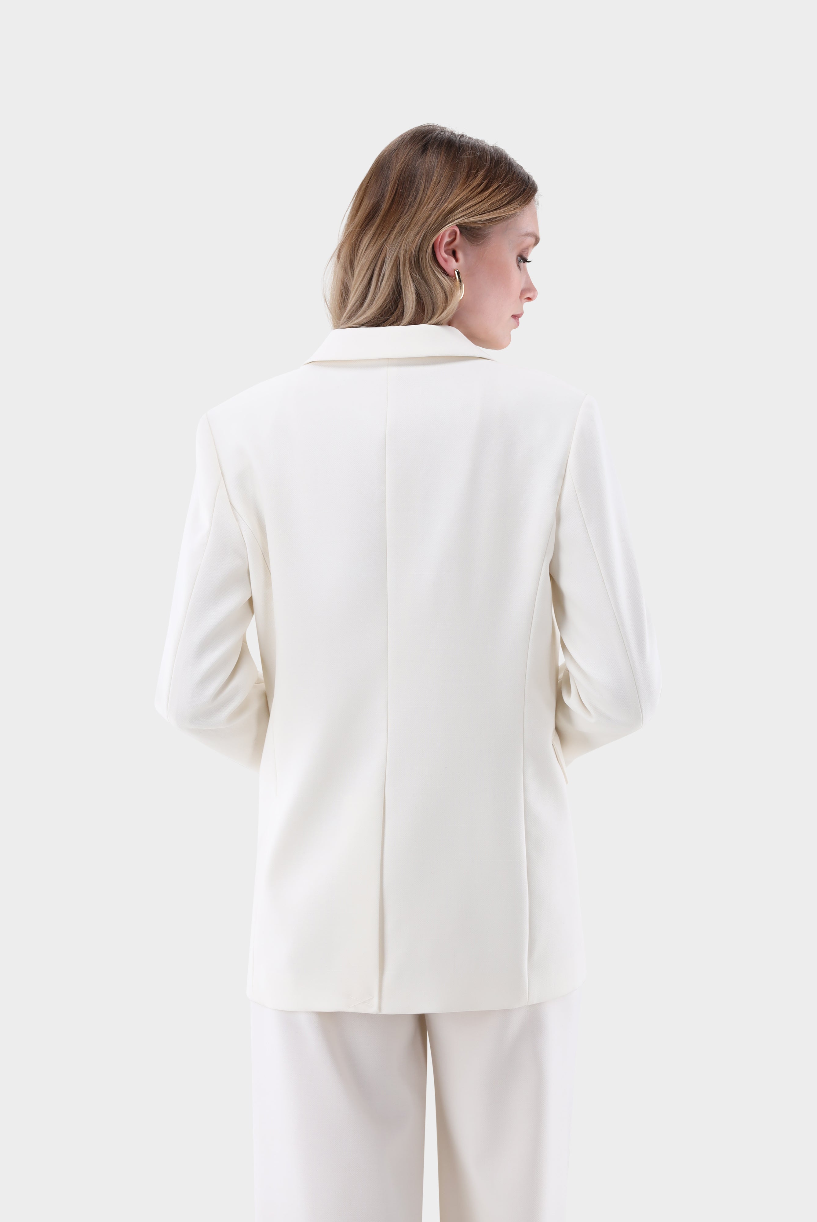 Blazer | mit geradem Saum und Pattentaschen