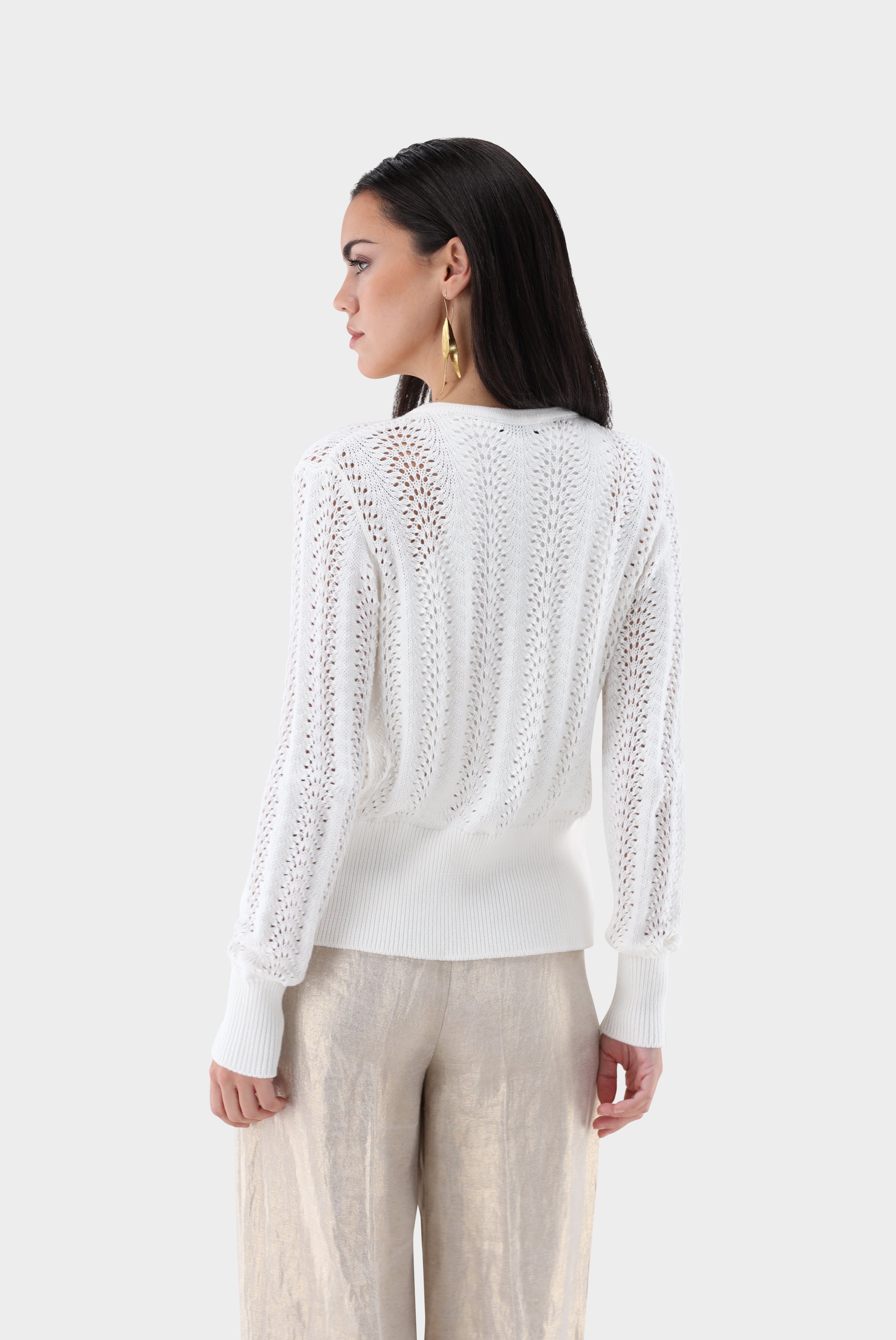 Strickjacke | aus Ajoure Strick mit Kaschmir-Jacken & Mäntel-Van Laack-OUTLET-ARCHIVIST-ARCHIVE-SALE