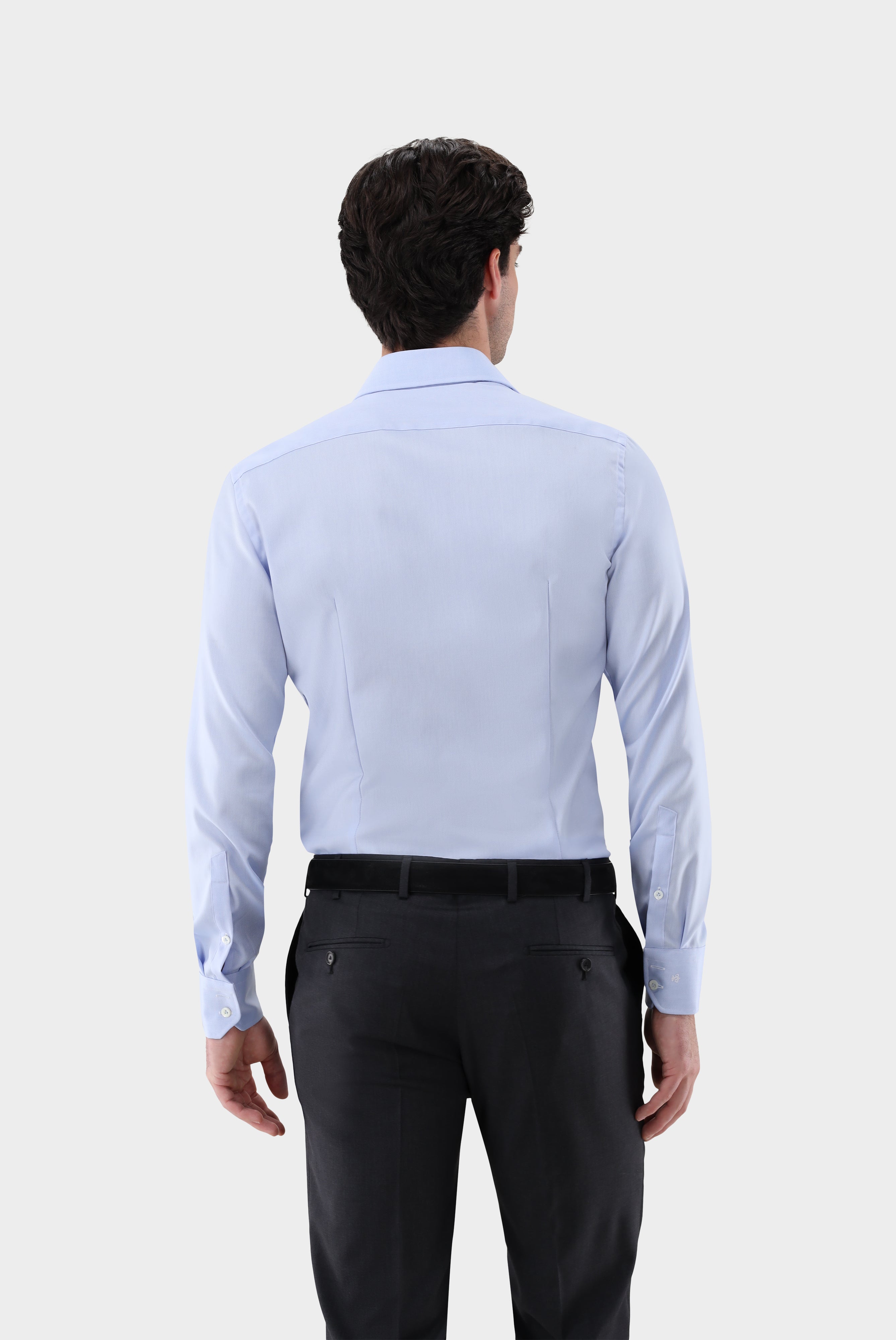 Bügelfreies Businesshemd | aus Natté-Gewebe Slim Fit