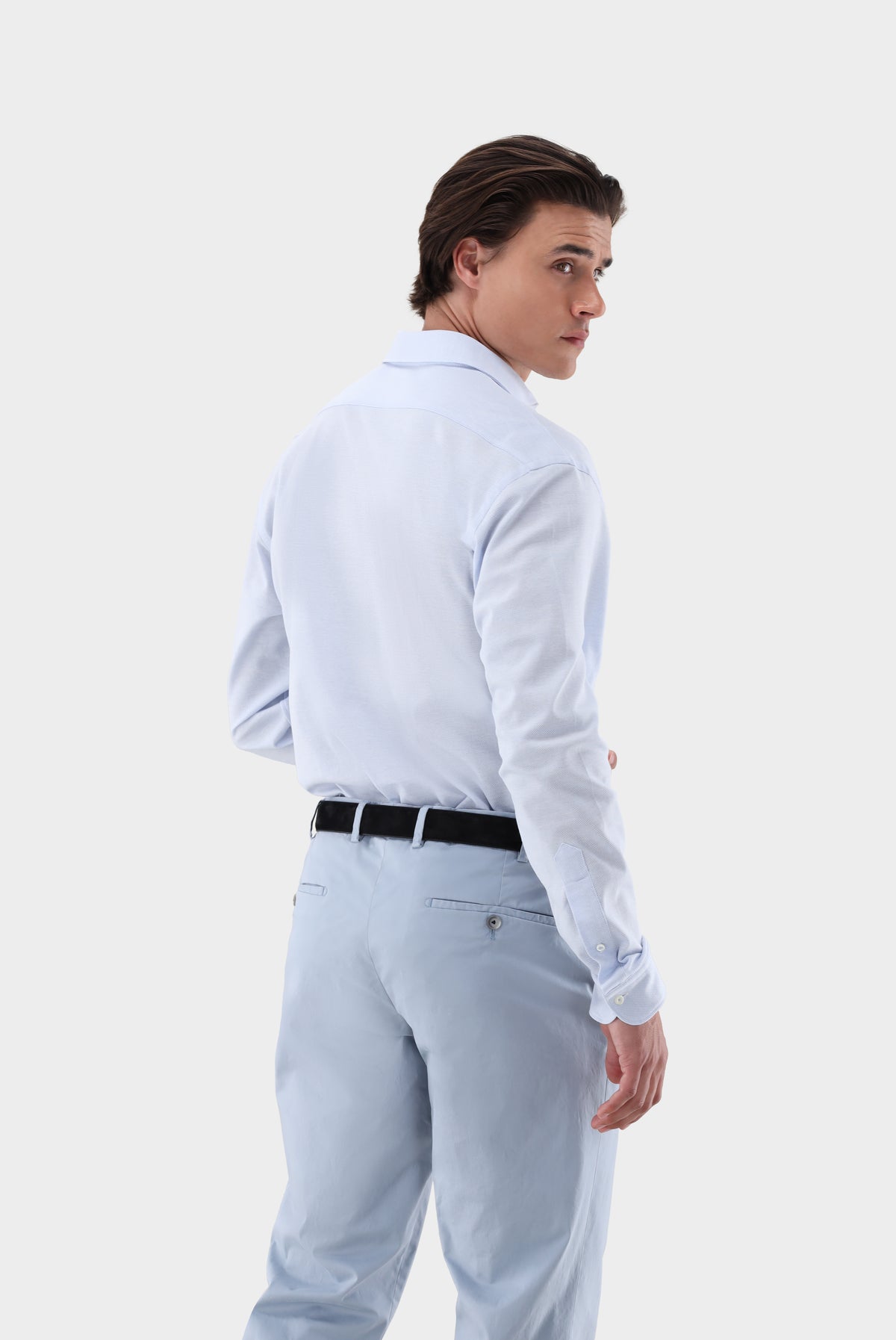 Van Laack-Jerseyhemd | mit Piqué Struktur Tailor Fit-Hemden & Blusen-Black-Deal-Outlet-by-ARCHIVIST