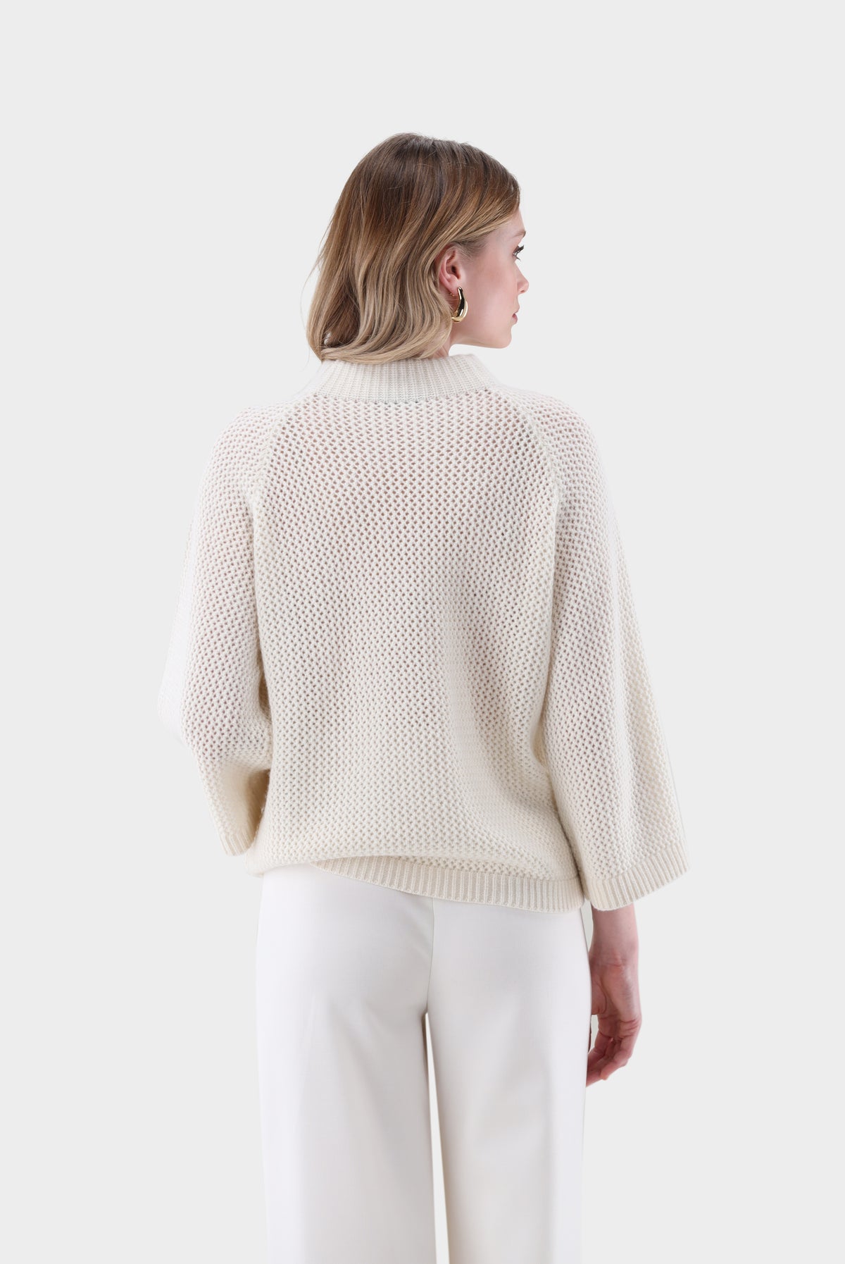 Pullover | mit 3D-Muster und Stehkragen-Strick & Pullover-Van Laack-OUTLET-ARCHIVIST-ARCHIVE-SALE