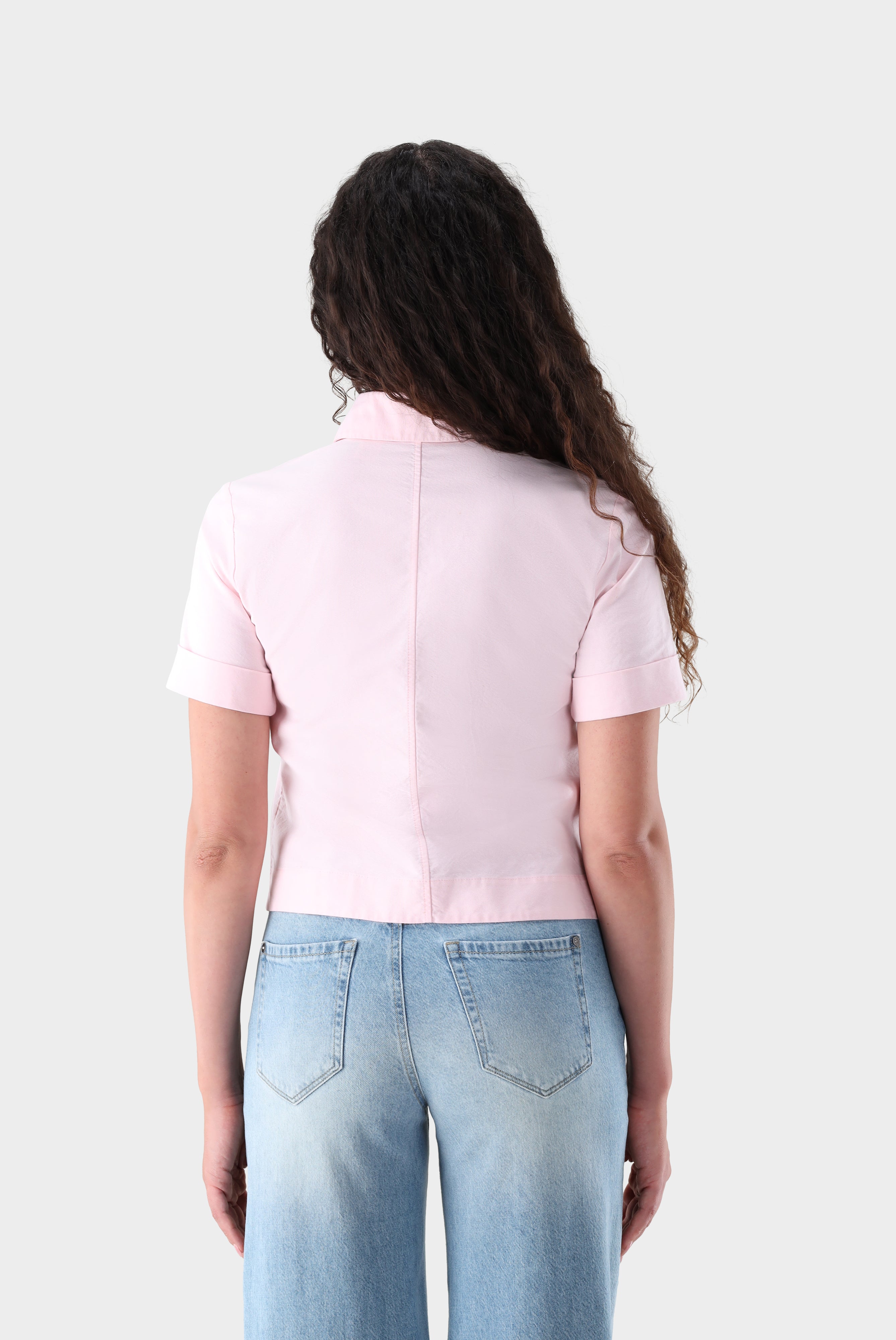 Kurzarm Hemdbluse | aus Oxford