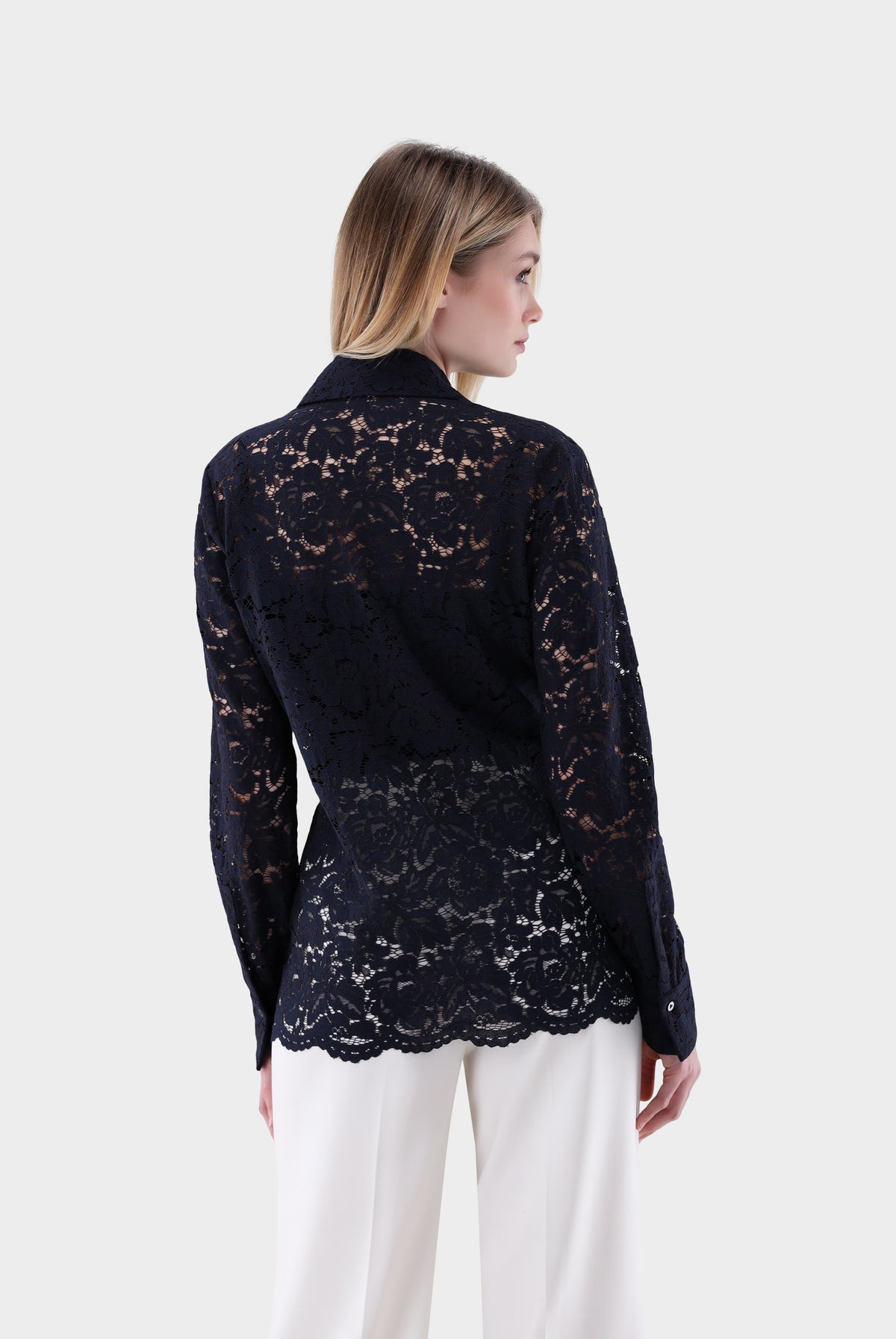 Hemdbluse | mit Spitze-Hemden & Blusen-Van Laack-OUTLET-ARCHIVIST-ARCHIVE-SALE