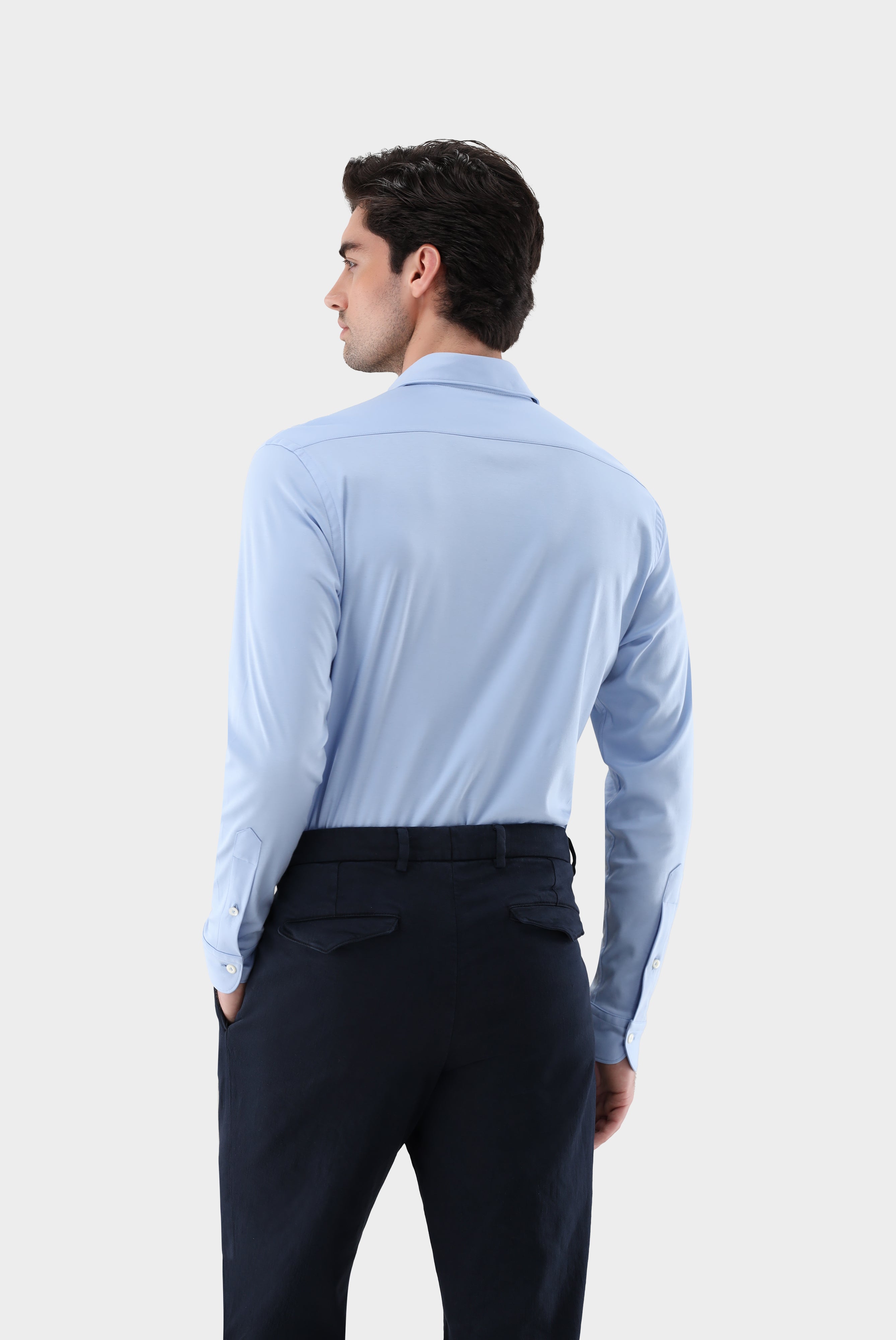 Jerseyhemd | aus Schweizer Baumwolle Tailor Fit