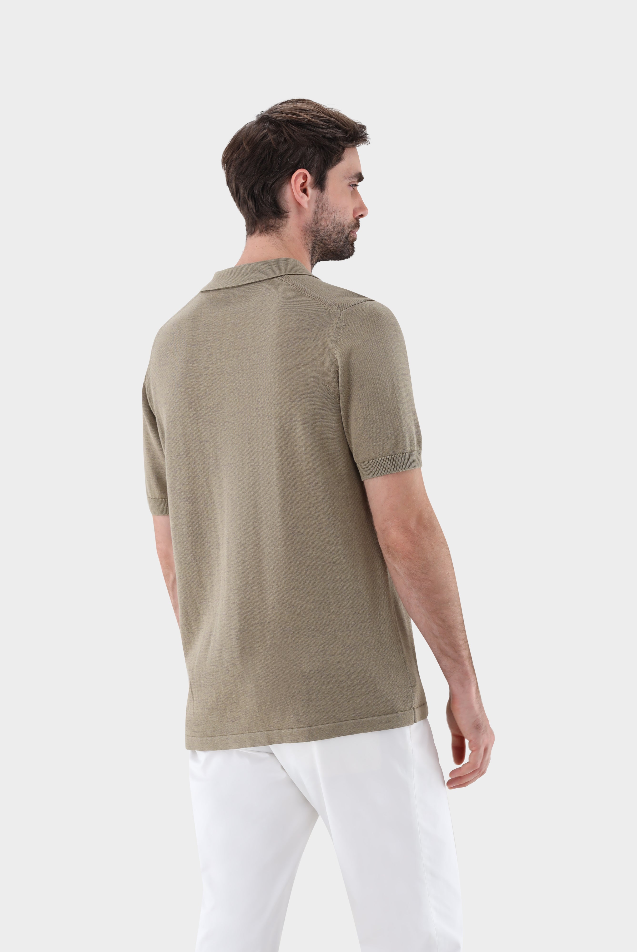 Van Laack-Strickhemd | kurzarm mit Reverskragen-Shirts-Black-Deal-Outlet-by-ARCHIVIST