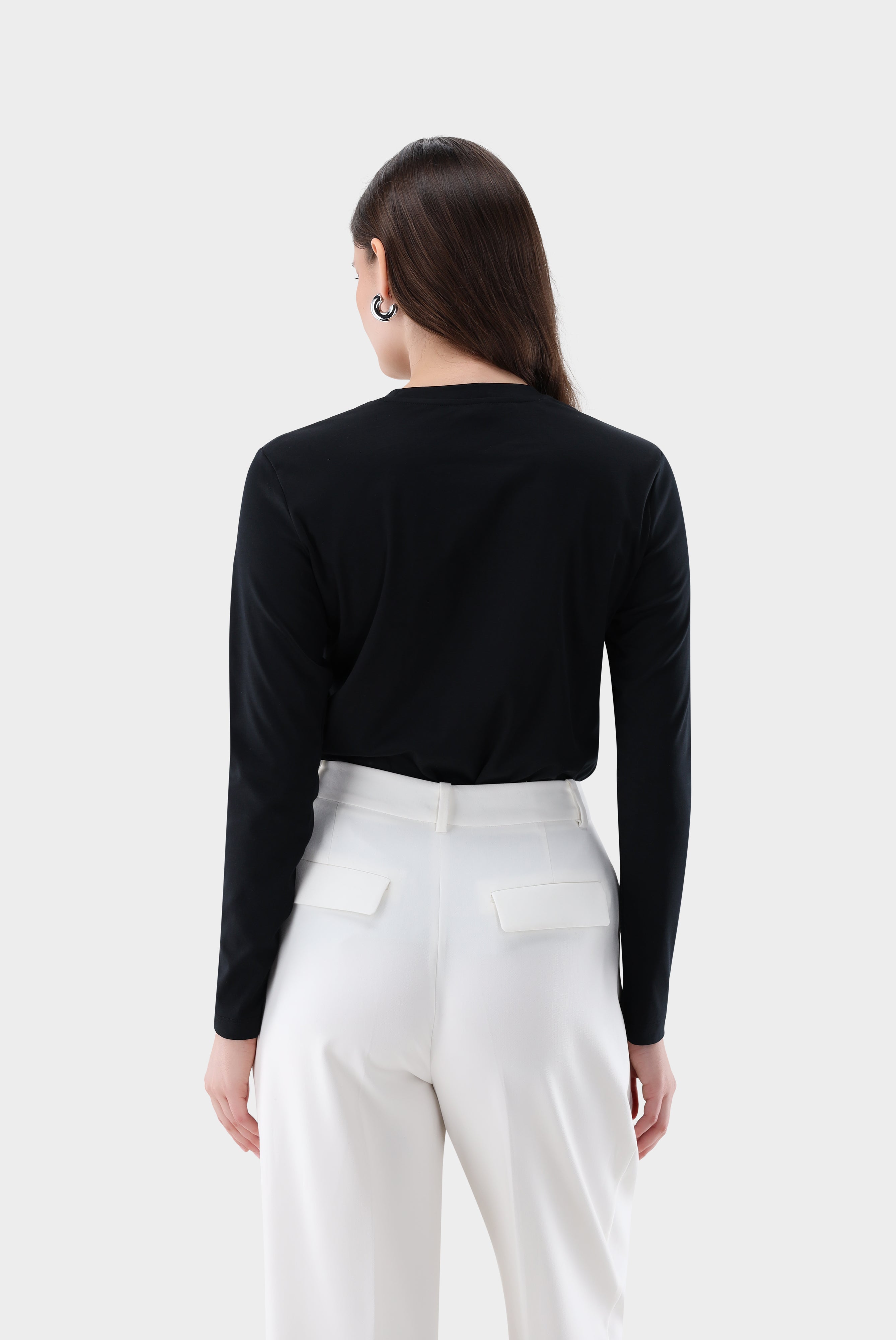 Langarm T-Shirt | aus Swiss Cotton Jersey