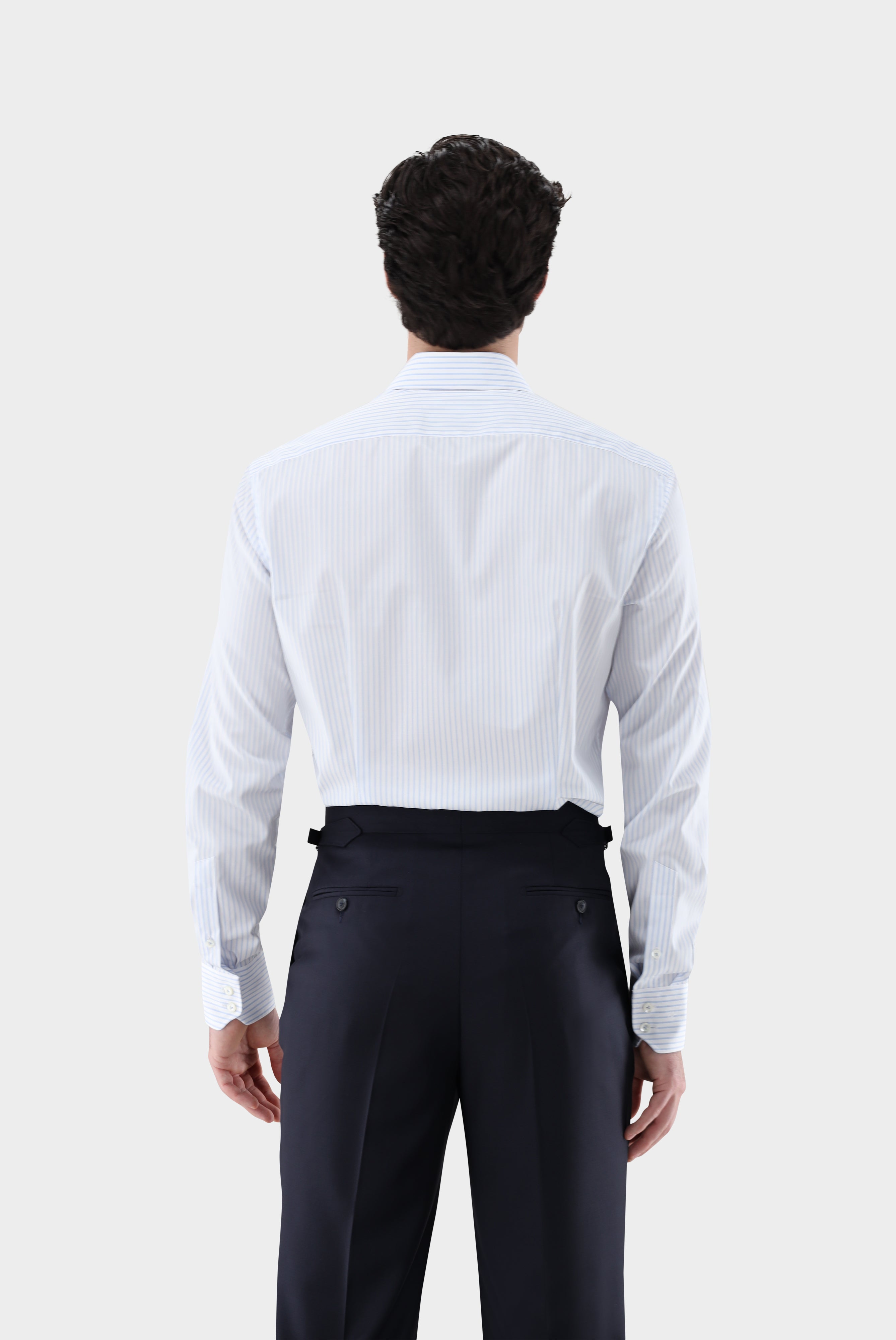 Bügelfreies Businesshemd | gestreift Tailor Fit