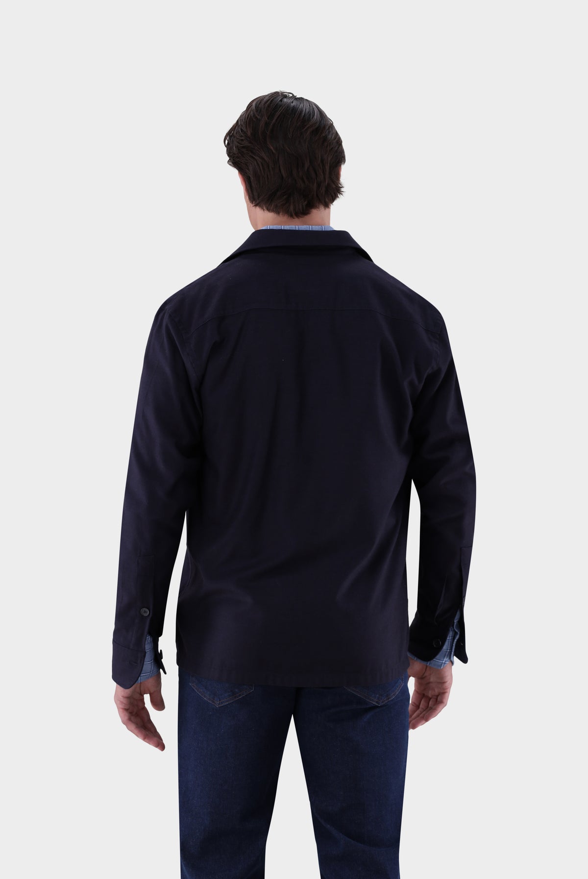 Hemdjacke | unifarben mit Brusttaschen-Hemden & Blusen-Van Laack-OUTLET-ARCHIVIST-ARCHIVE-SALE
