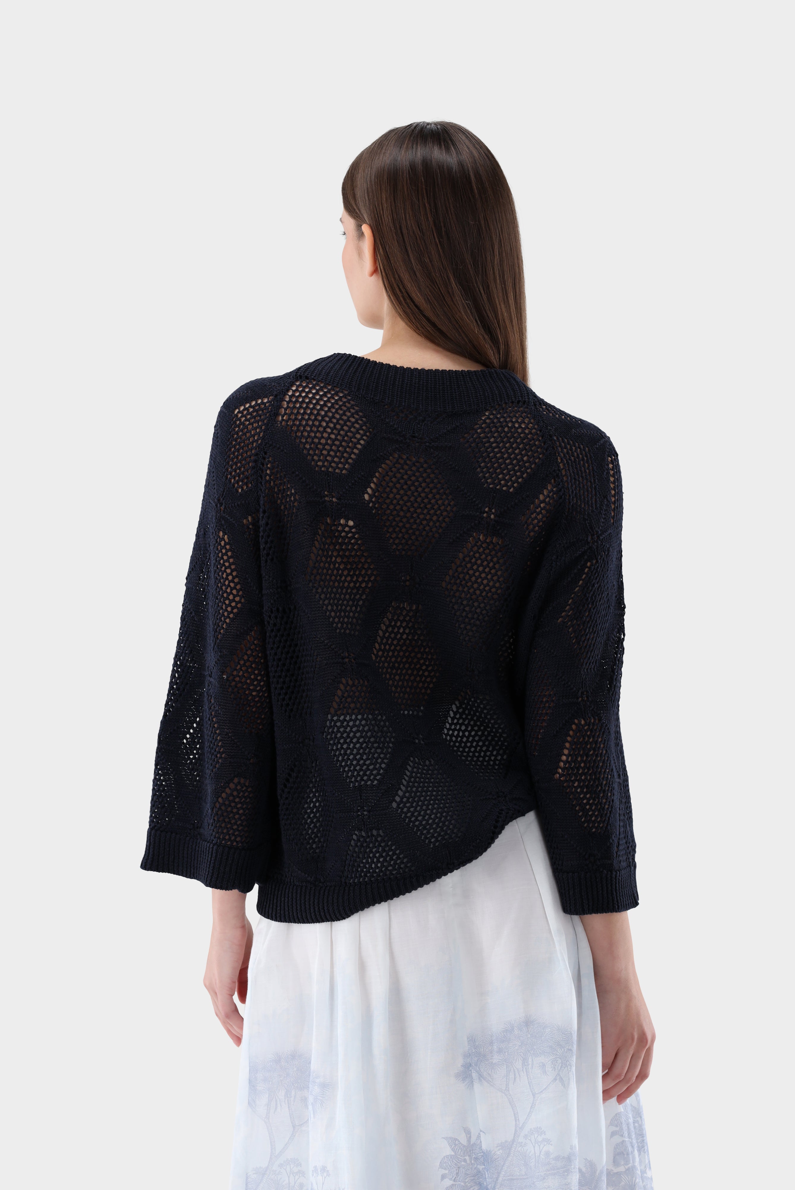 Loose Fit Pullover | aus Ajoure Strick