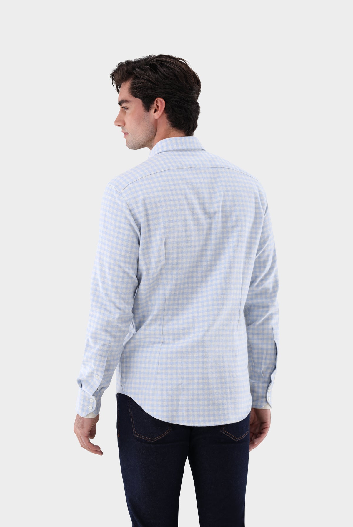 Flanellhemd | kariert Tailor Fit-Hemden & Blusen-Van Laack-OUTLET-ARCHIVIST-ARCHIVE-SALE