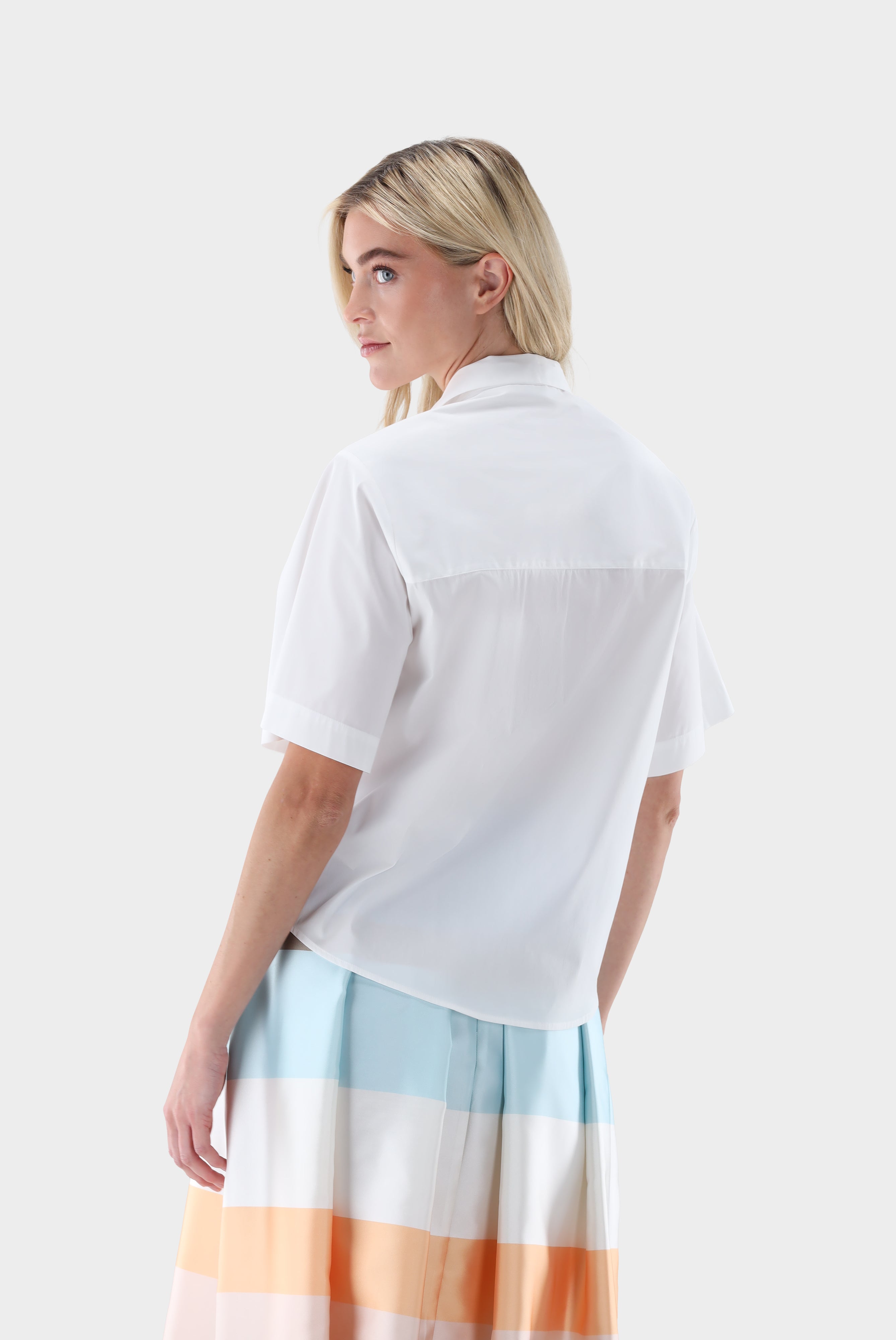 Hemdbluse | mit Kurzarm-Hemden & Blusen-Van Laack-OUTLET-ARCHIVIST-ARCHIVE-SALE