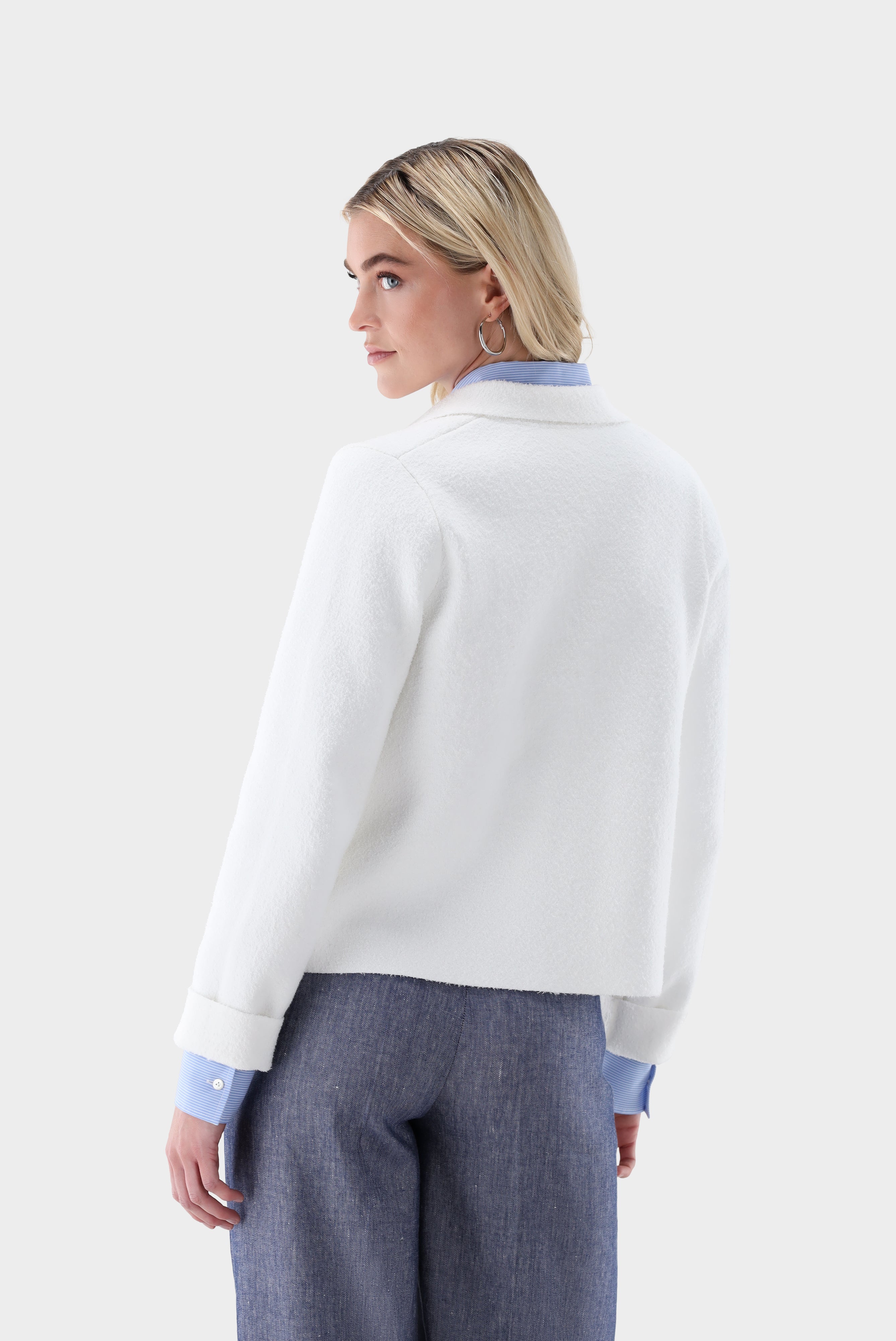 Cabanmantel | aus Bouclé-Strick